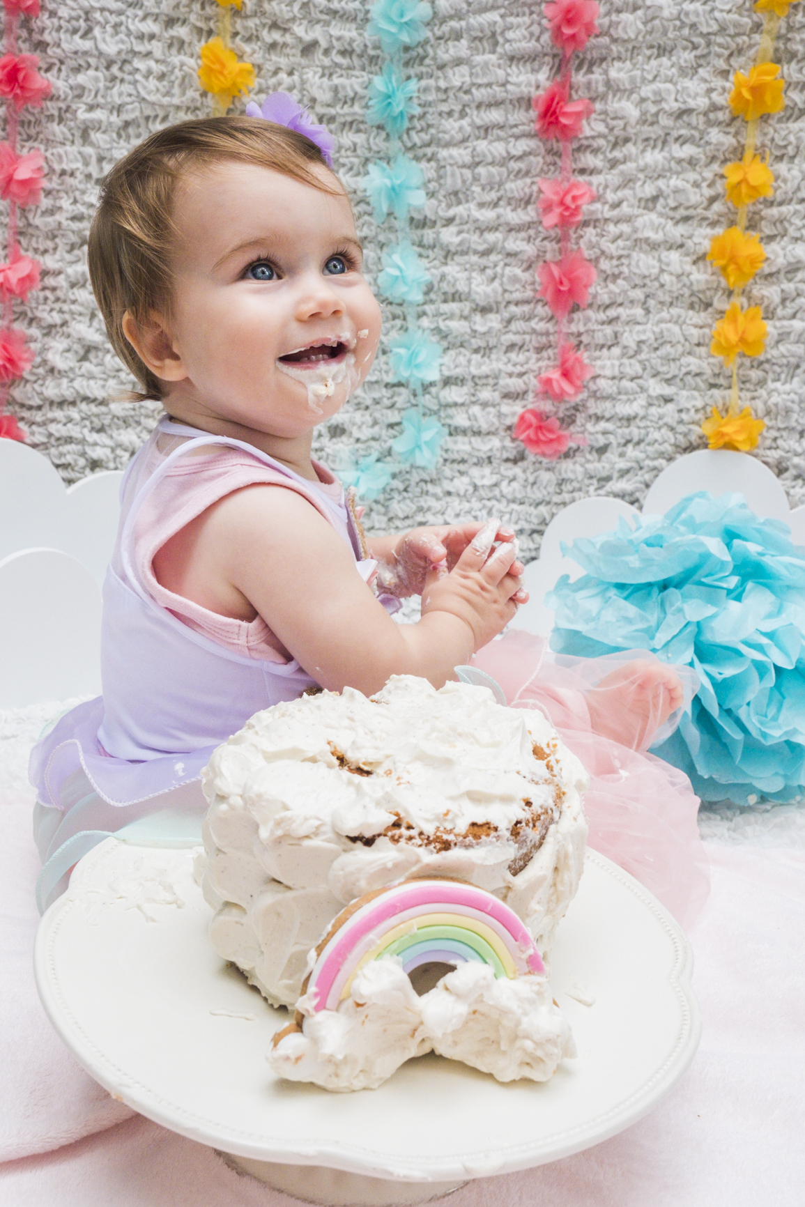 Smash the cake / baby photo session