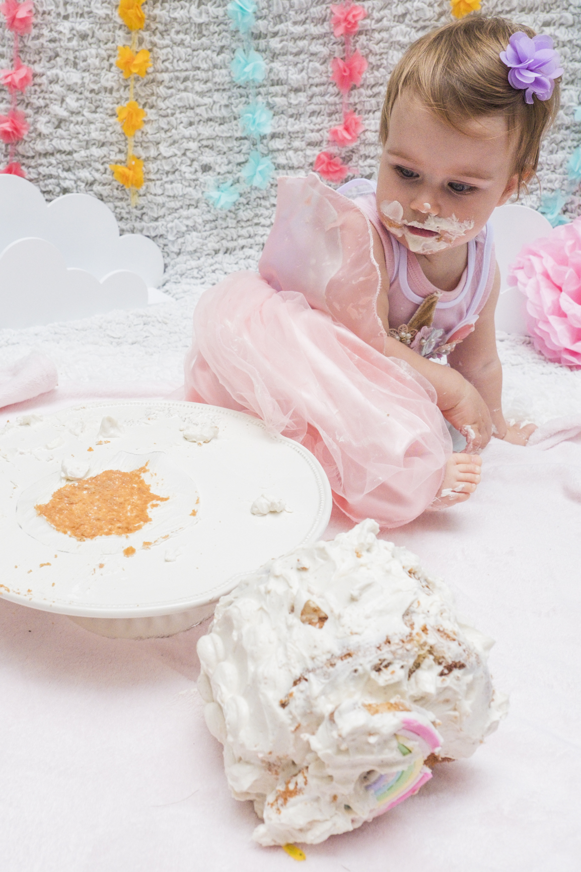 Smash the cake / baby photo session