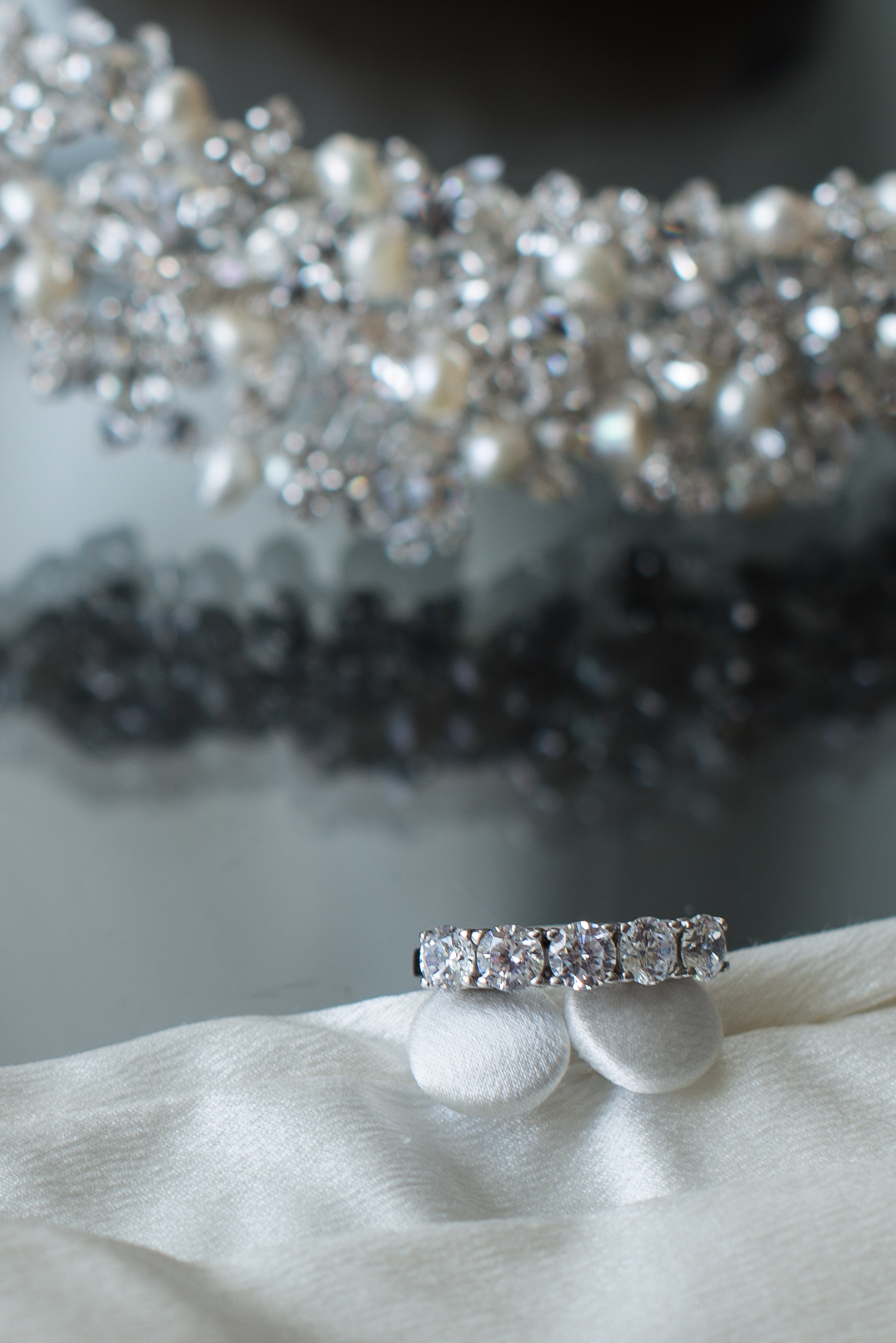 Bridal preparation photo session