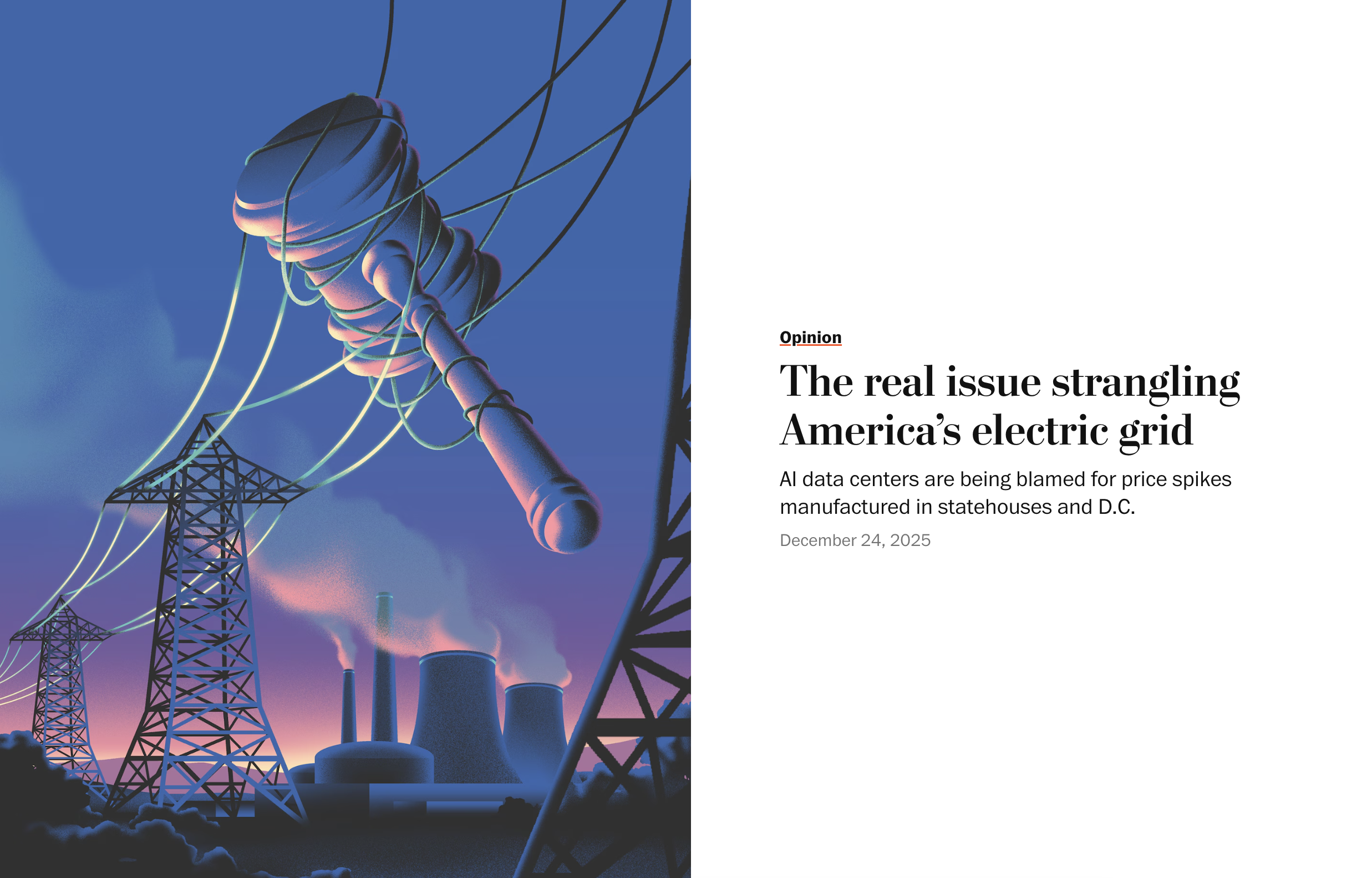 The real issue strangling America’s electric grid

Illustration by Adrián Astorgano.
