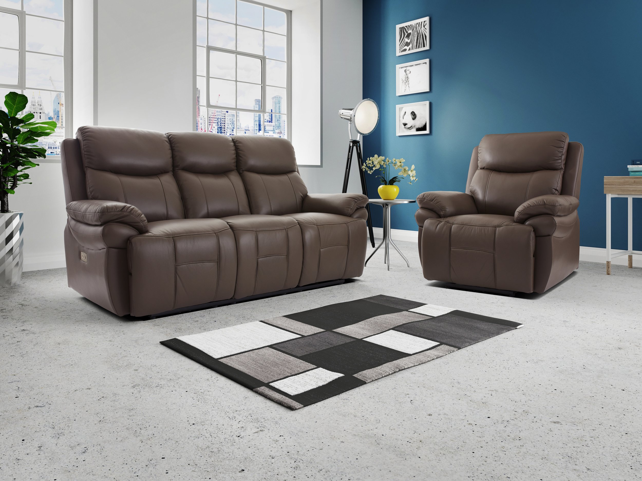 9215 Trisha Roomset Recliner and 3S in Mink 2168 - Front.jpg