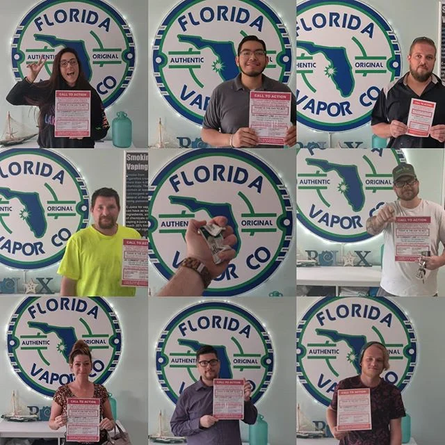 These are YOUR faces, now tell YOUR story.
Why you switched to vaping. When you switched to vaping. What it's done for you. Tell your story, say your piece. They need to hear that adults have the right to make a choice. We will not go back to ciggs. .
vapehooligan #dripaddicts #drippin_awesome #dripclub #vapestrong #vapesociety #vapeshop #vapesafe #vapegram #vapegoons #vaper #vapeclub #vapeclouds #girlswhovape #subohmclub #vaporwave #vapetastic #vapetime #floridavaporco #floridavapor #vgod #ivapeivote #ivoteivape