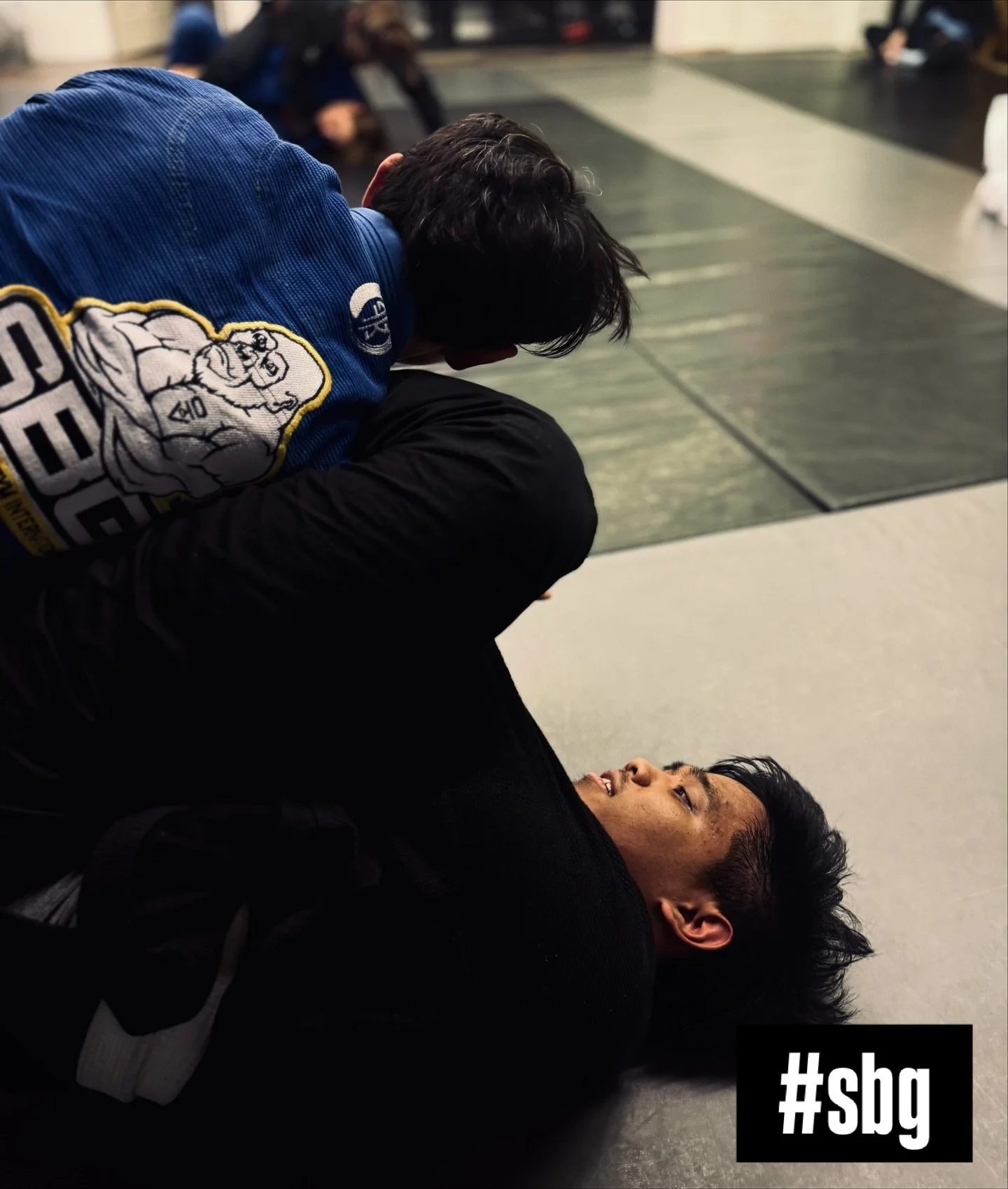 Focus on your breath when under pressure #sbgyeg #bjj #edmontonmartialarts #grappling