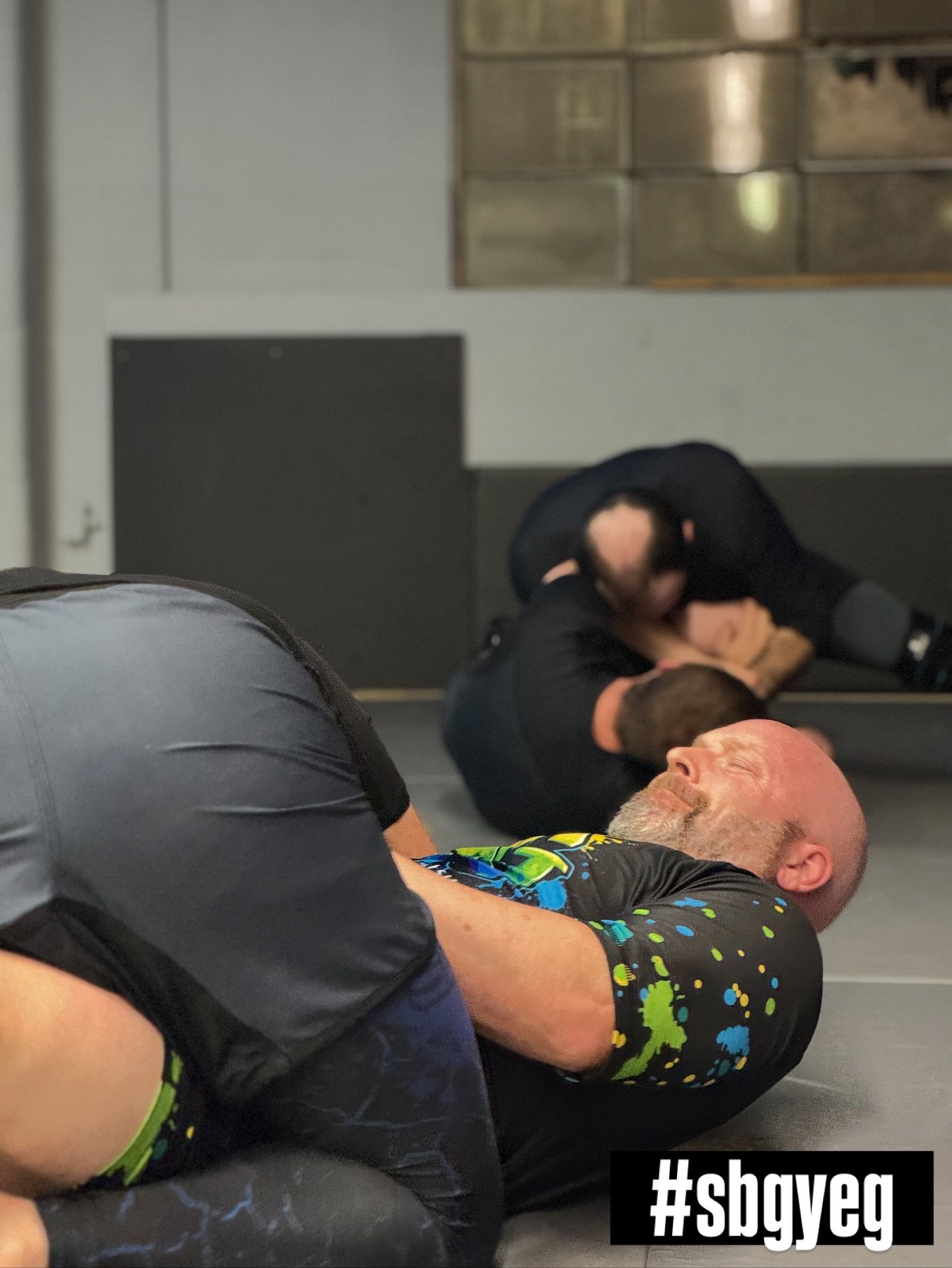 Monday morning grind or Monday morning flow? You decide, it&rsquo;s a matter of mind. #sbg #sbgyeg #otov #grappling #bjj