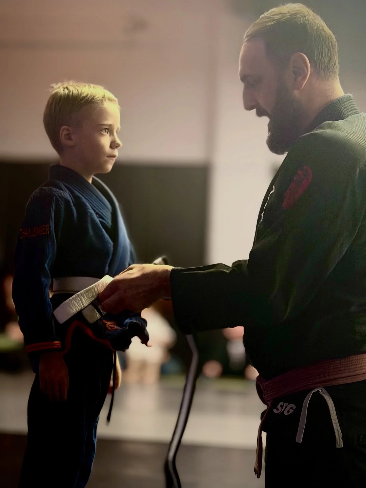 Be proud of your progress, keeping moving forward. 💪🦍 #sbgyeg #bjj4life #kidsmartialarts #progressnotperfection #beyourself