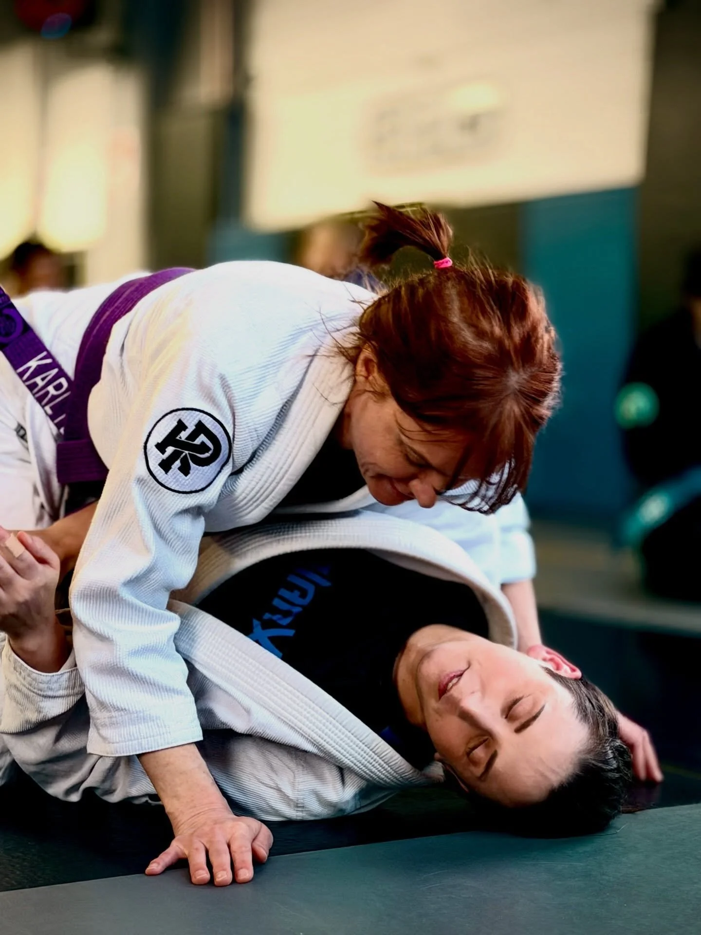 Find calm in the uncomfortable. #bjjlife #sbgyeg #grapplinggirls #pma #edmonton