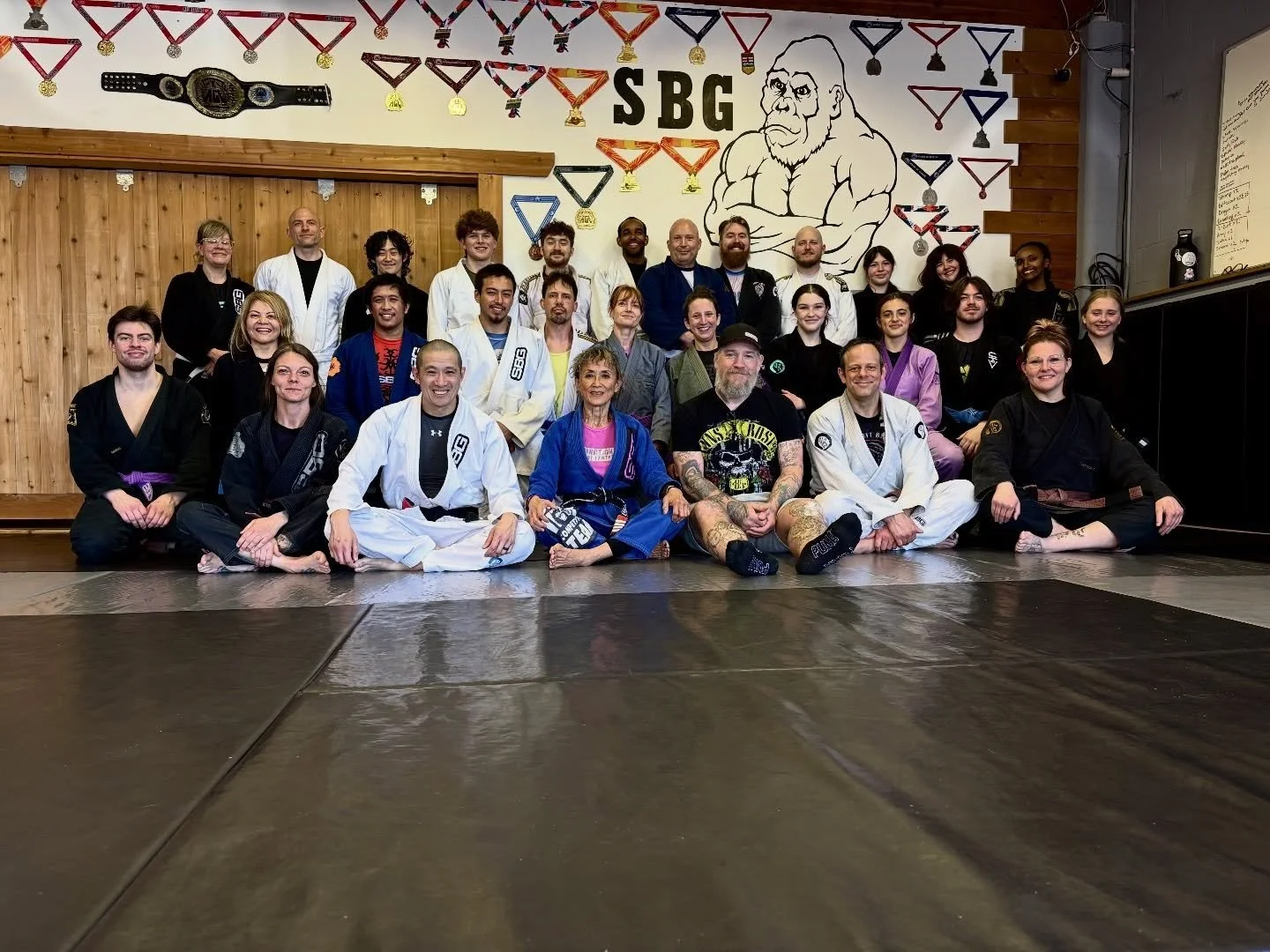 Ladies showed up in spades for coach Lily&rsquo;s seminar. EVERYONE showed up teachable. Viva SBG #sbg #otov #jud&ocirc; #tr1be #pma