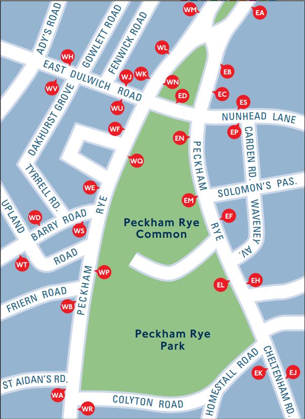 Park information — Peckham Rye Park