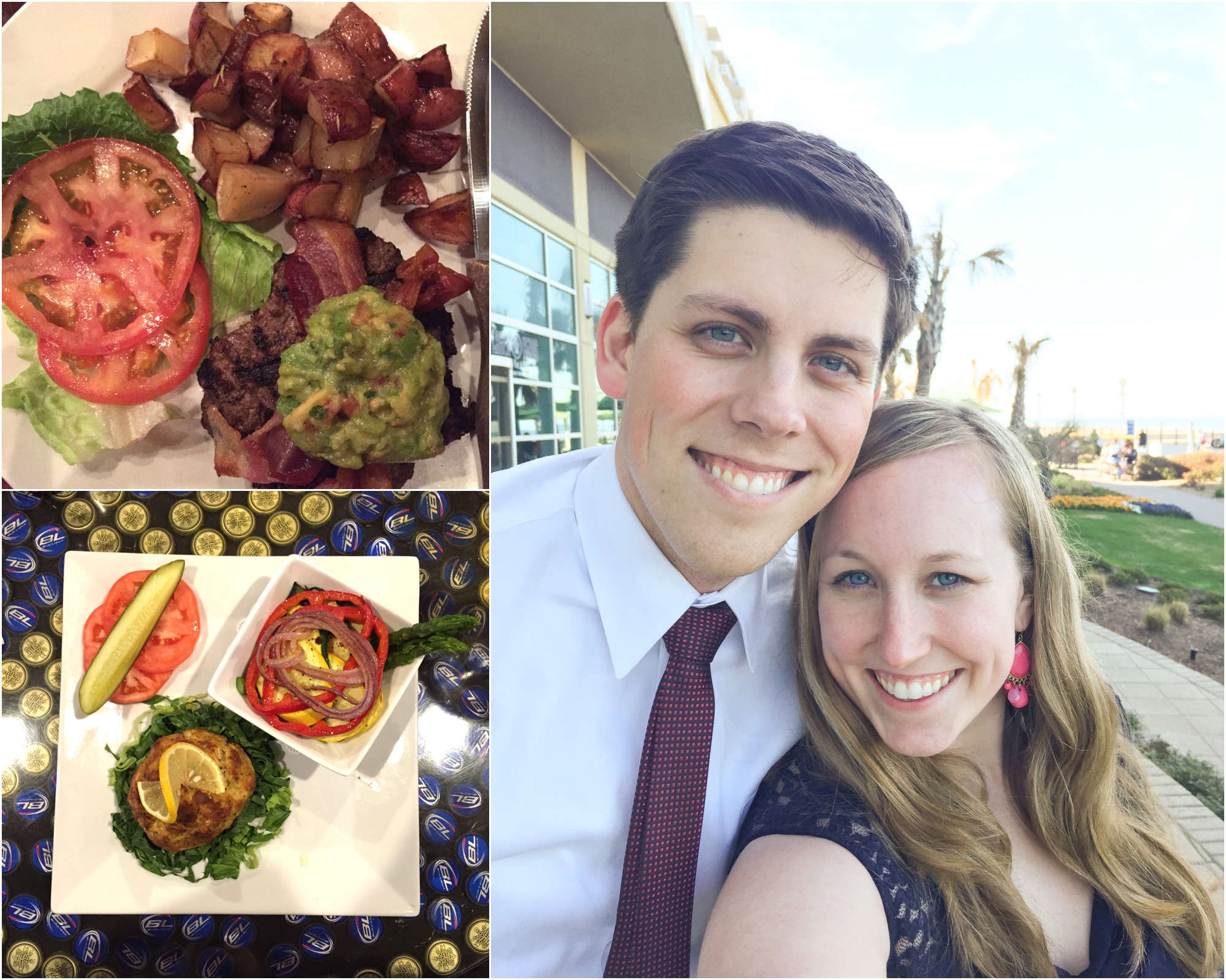  Week 3 we shot a wedding in VA Beach and I planned ahead! I brought a cooler with hard boiled eggs, water bottles, homemade salad dressing, fruit, and veggies. When we went out to eat, I ordered a burger with no bun or cheese and it was delicious!&n