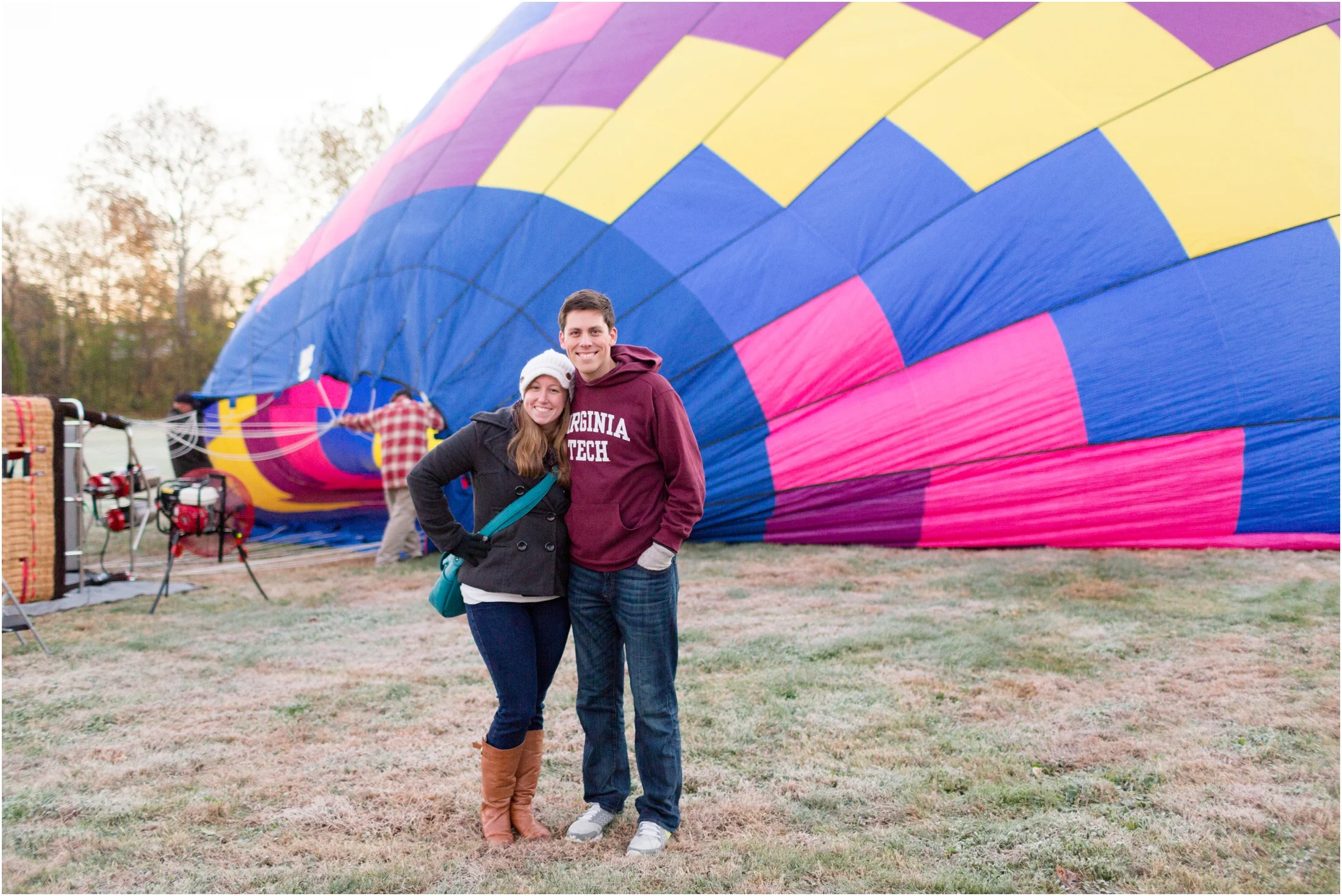 HOT AIR BALLOON RIDE {Anniversary Trip in Annapolis}