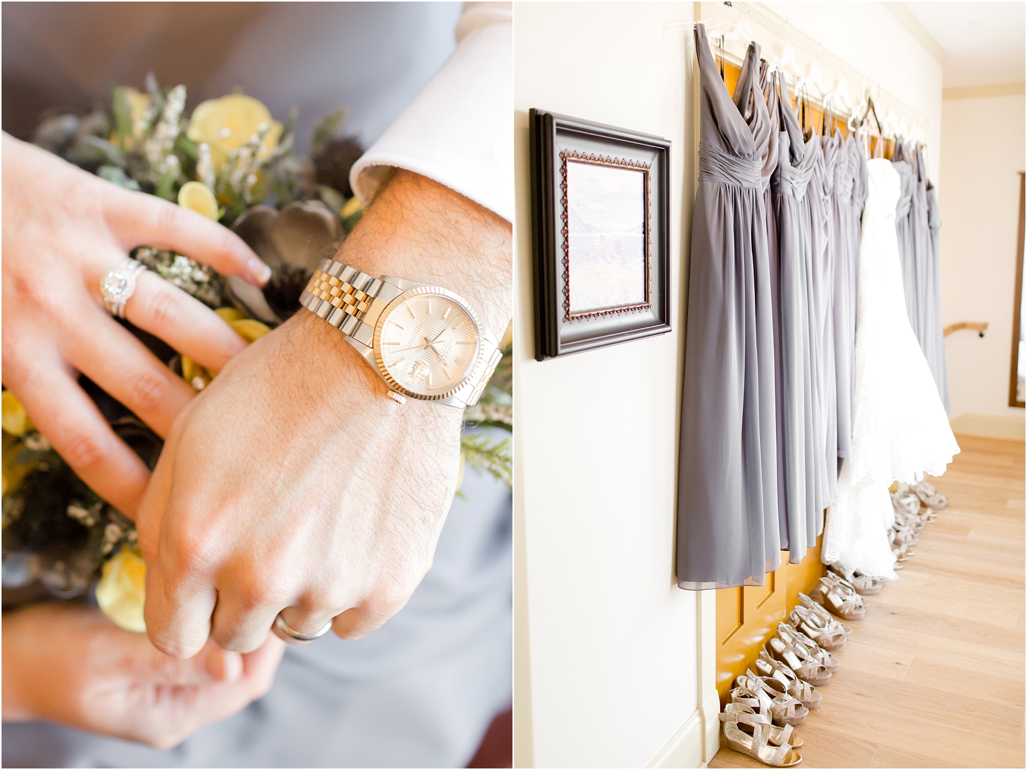  Shauna's brother wore their dads watch during the wedding day. &nbsp;So special. 