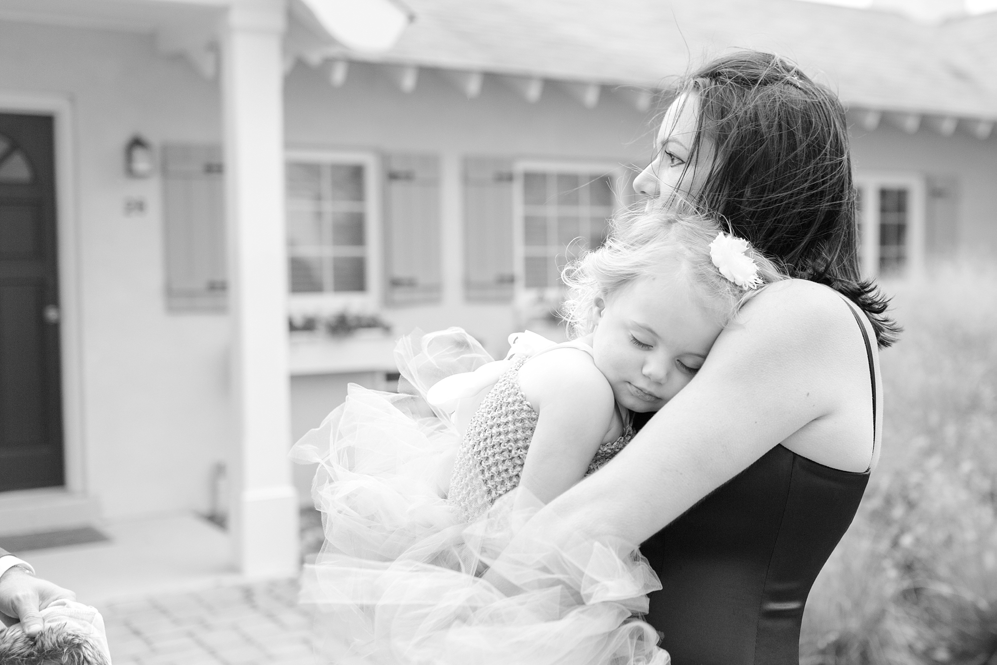  Somehow this sweet little babe was sleeping during family formals in the freezing cold! She is so cute. 