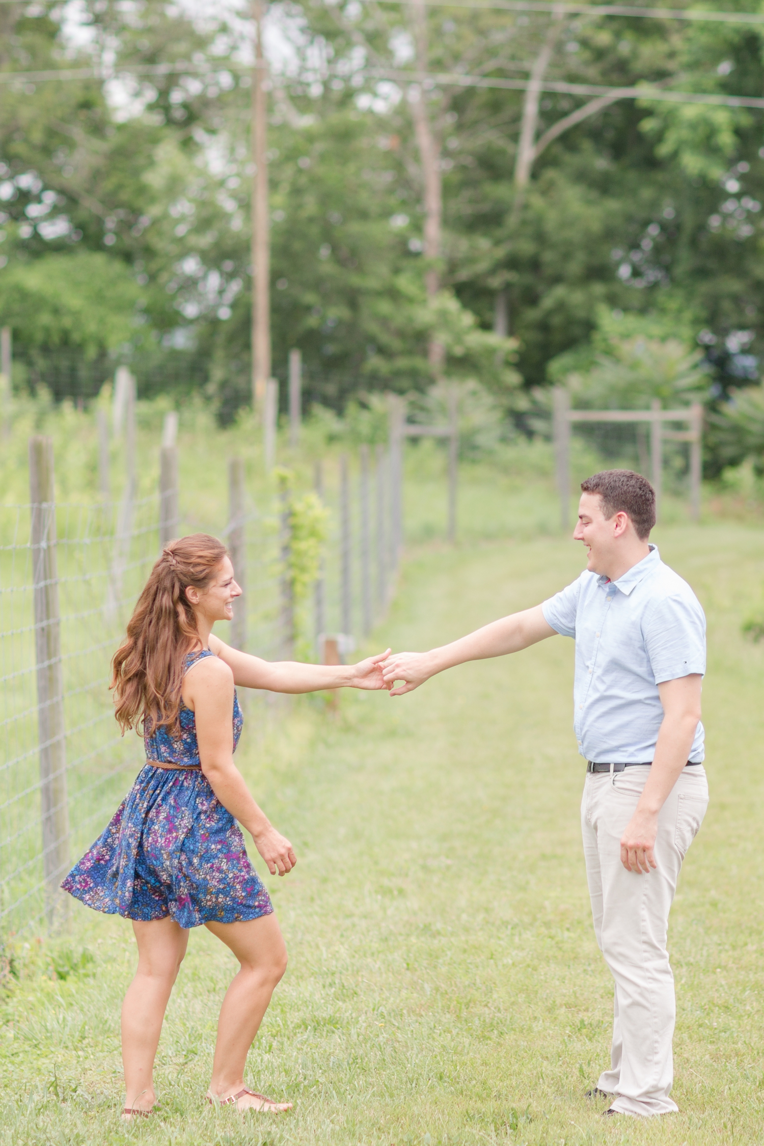  Practicing their first dance! 