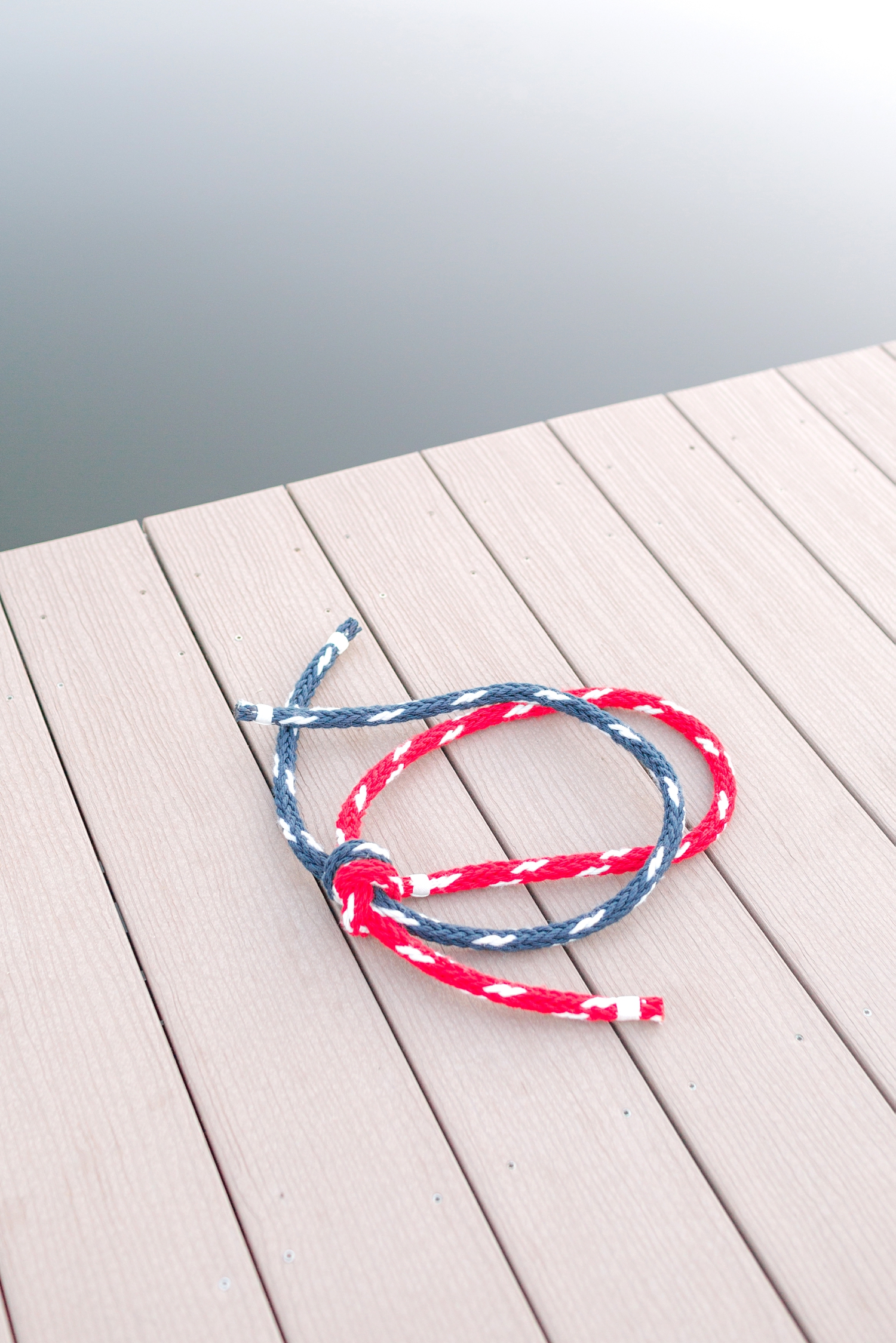  Rob &amp; Alyson tied this rope at their Ceremony! It went so well with their nautical theme. 