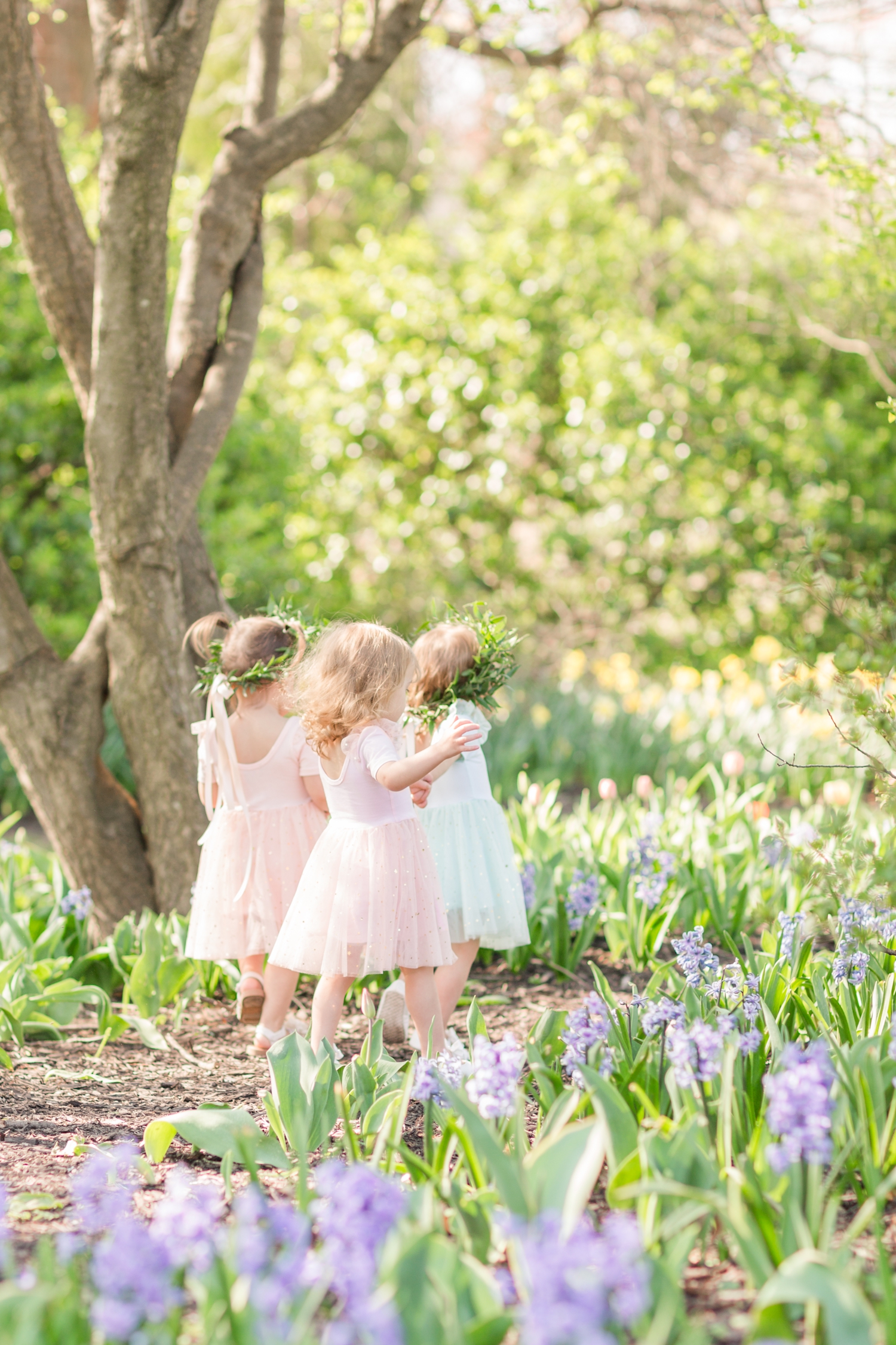  Going for a walk together. It reminds me of the Secret Garden! 