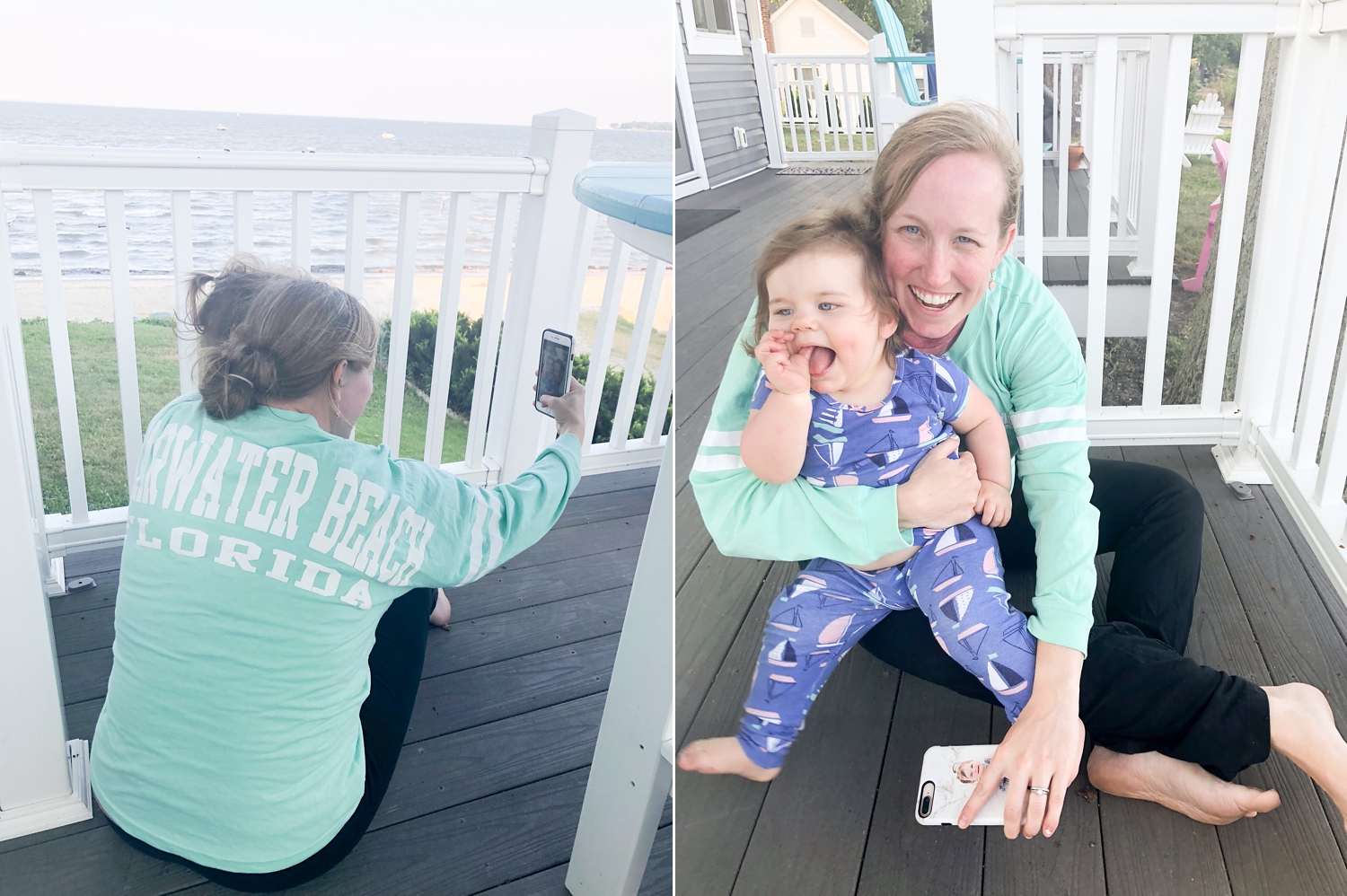  Sweet porch time. 