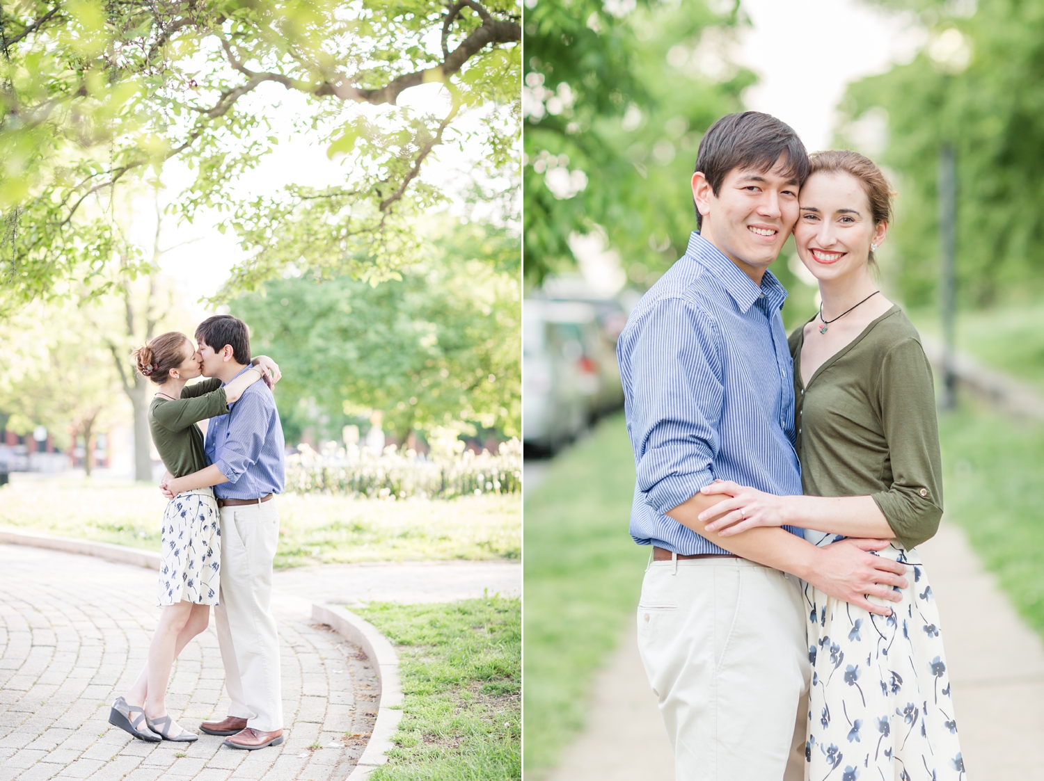  See more from   Brian &amp; Rose’s engagement session at Patterson Park here  ! 