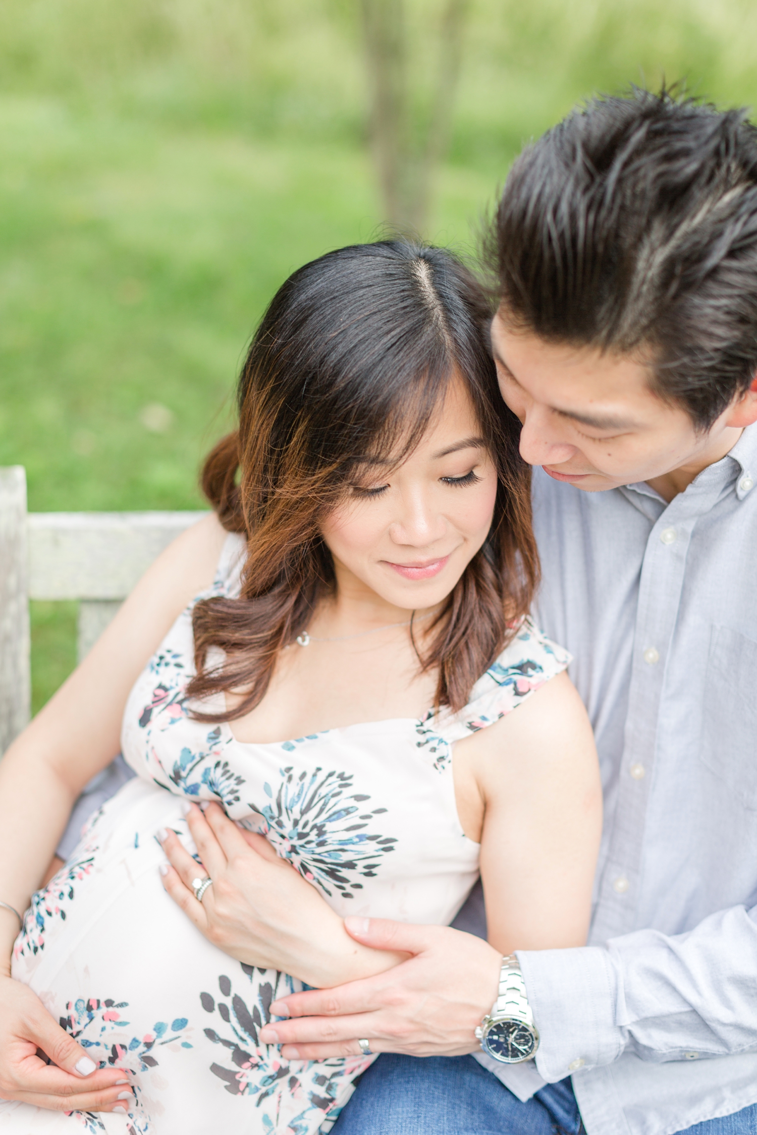  See more from   Elyse &amp; Bryan’s maternity session at Meadowlark Botanical Gardens here  ! 