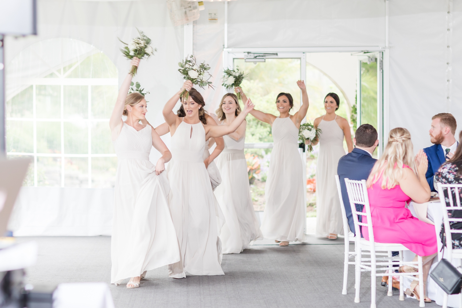  Loved these fun bridal party entrances!  