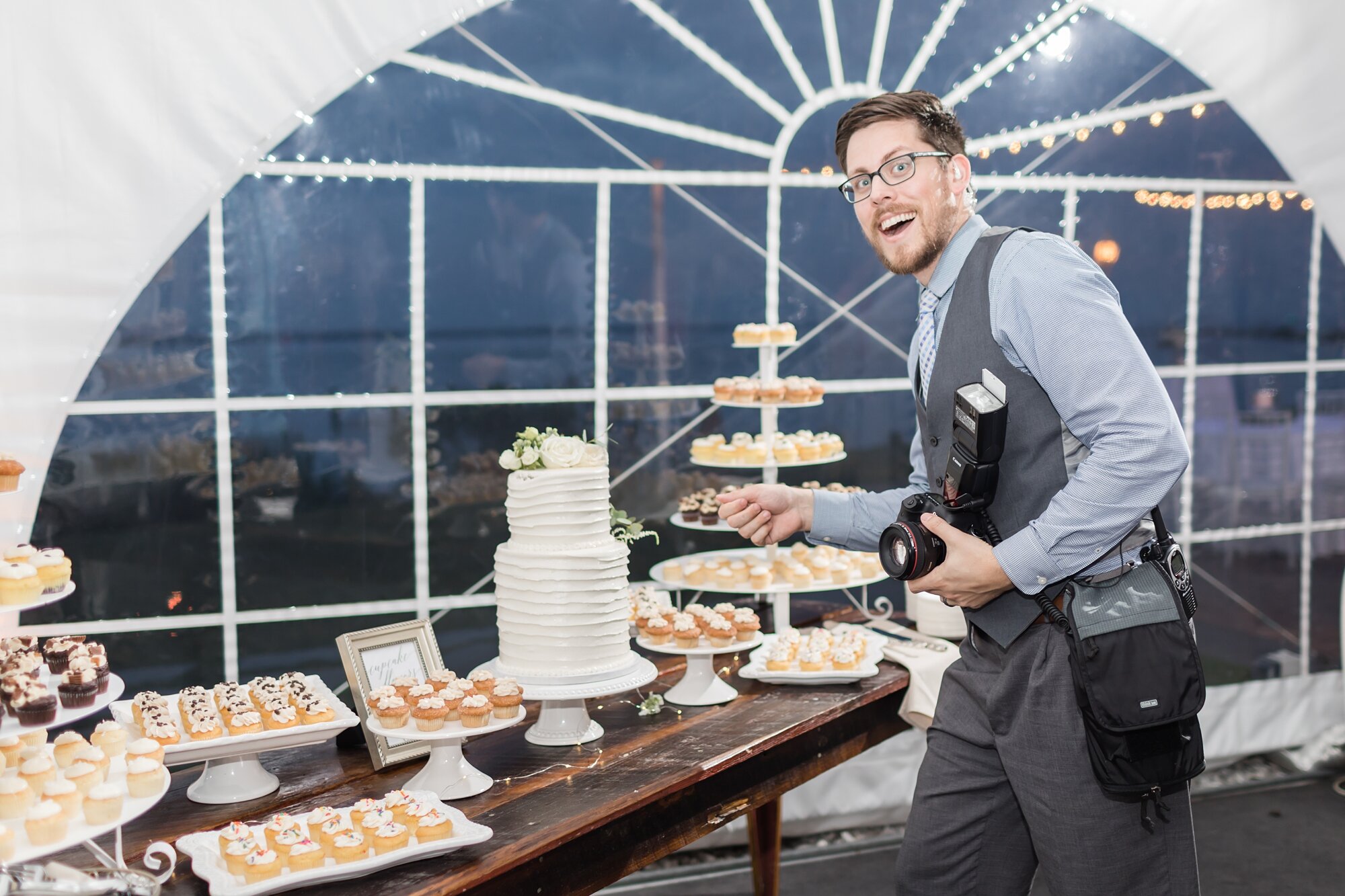  Testing for the cake cutting shot! 