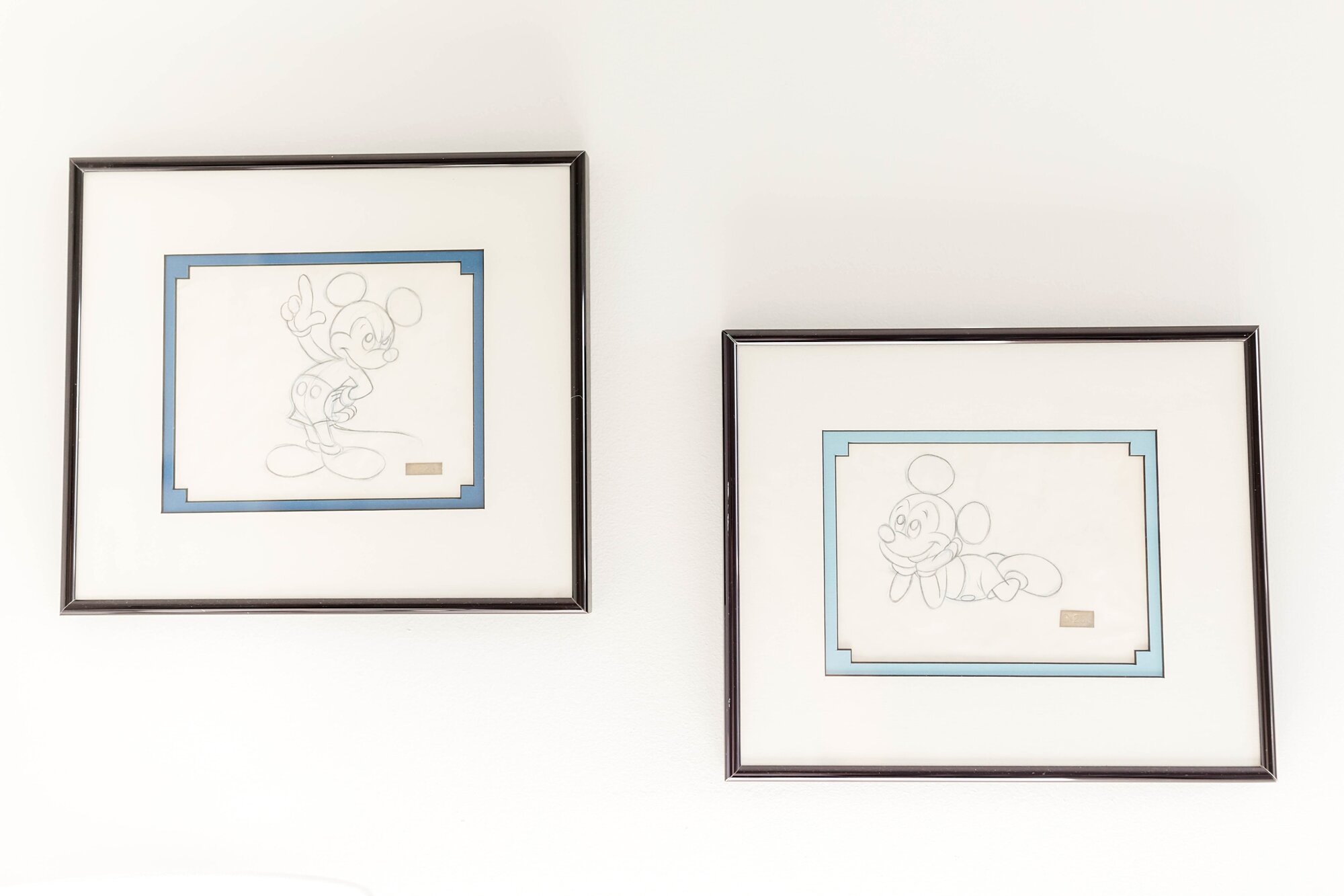  These are some of the original Mickey Mouse drawings. How cool?! 