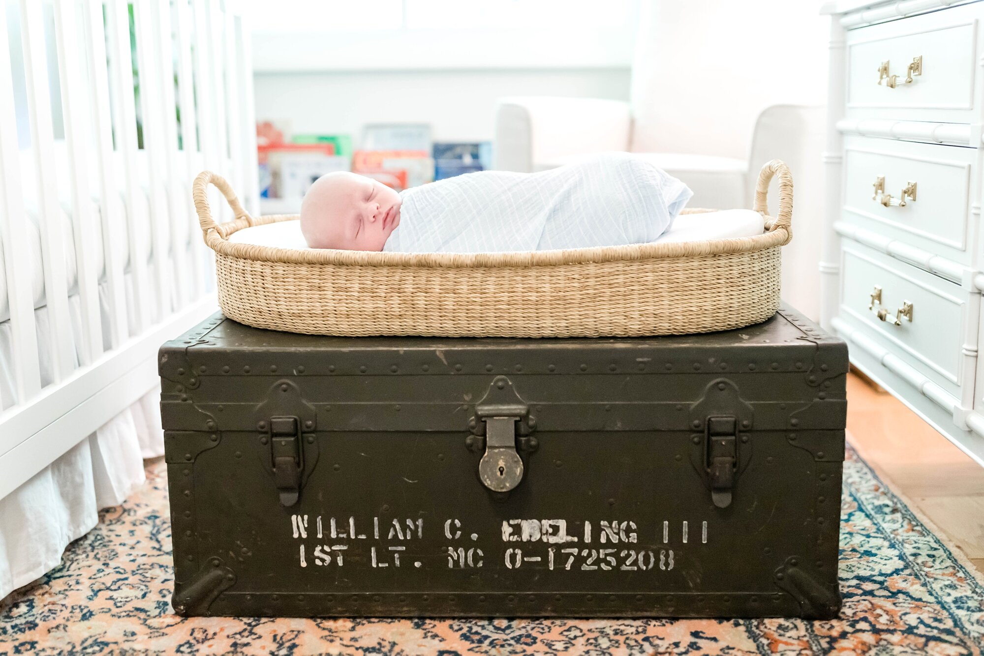  This was a chest from Carl’s great grandfather which made for an adorable photo. 