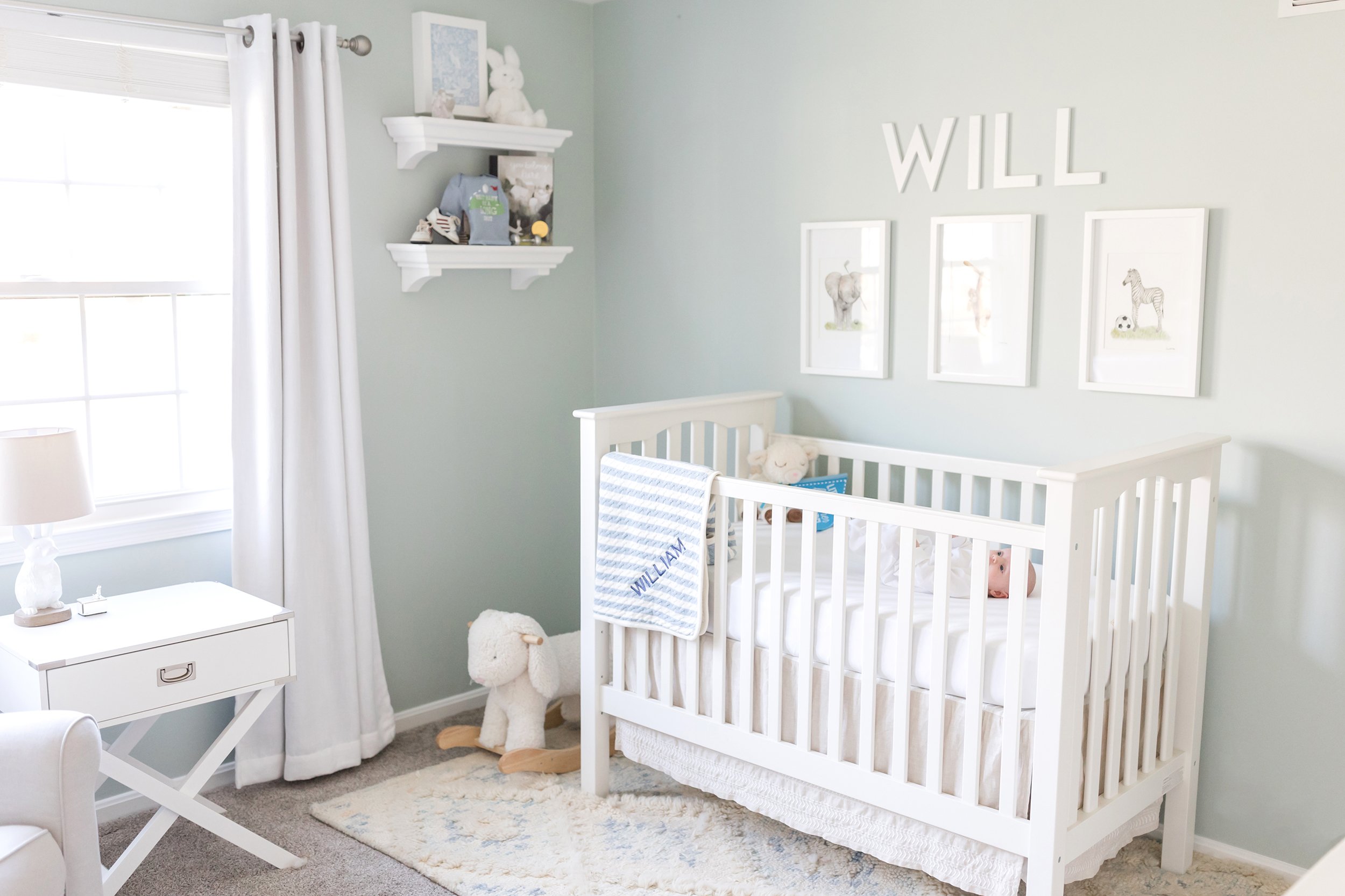 Raleigh Newborn Crib Photo