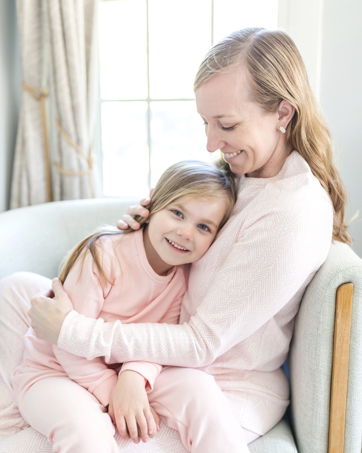 Cozy with my girl in our incredibly soft @softsie pjs 🥰