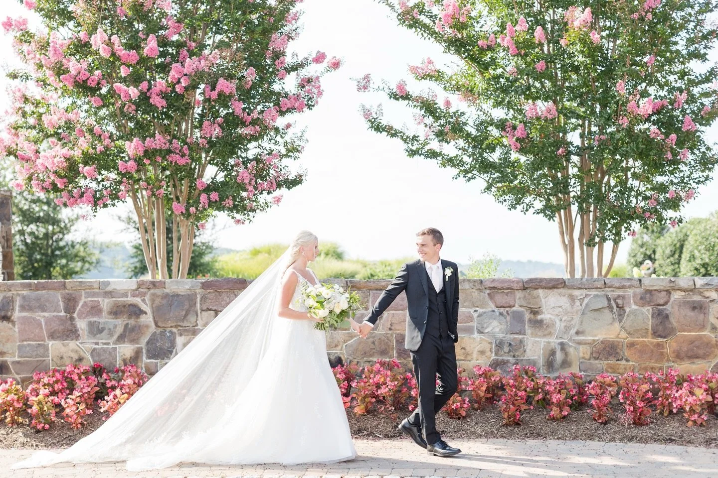 Forever starts here. The sweetest beginning in the beauty of spring! 🤍🌸

@herringtononthebay not only has the beach for wedding portraits, but beautiful blooms as well!