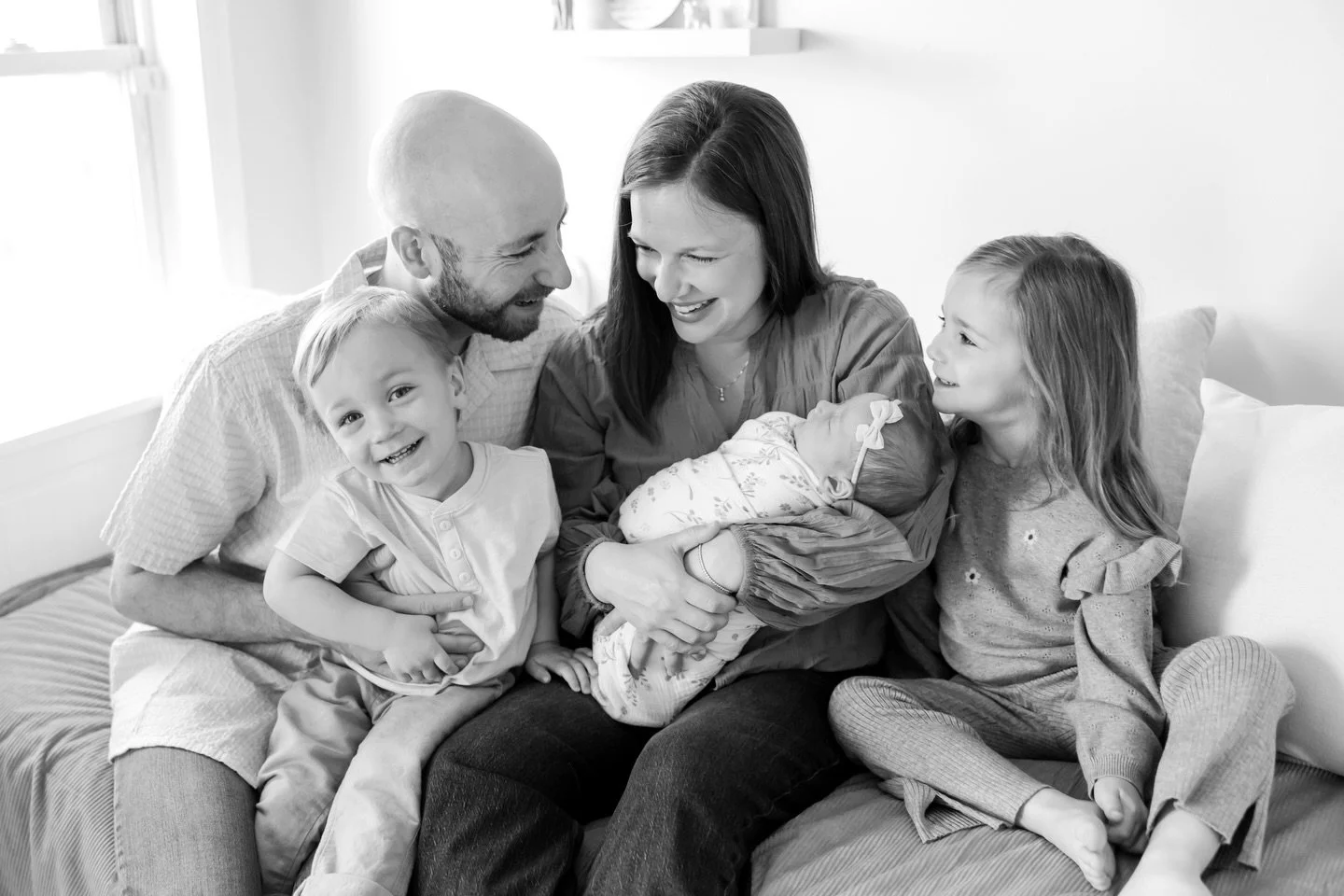 Walter ran up to me and gave me the biggest hug when I arrived for his little sister&rsquo;s newborn session. Repeat clients are my absolute favorite and this family is no exception! When the kids know me and are used to being behind my camera it hel