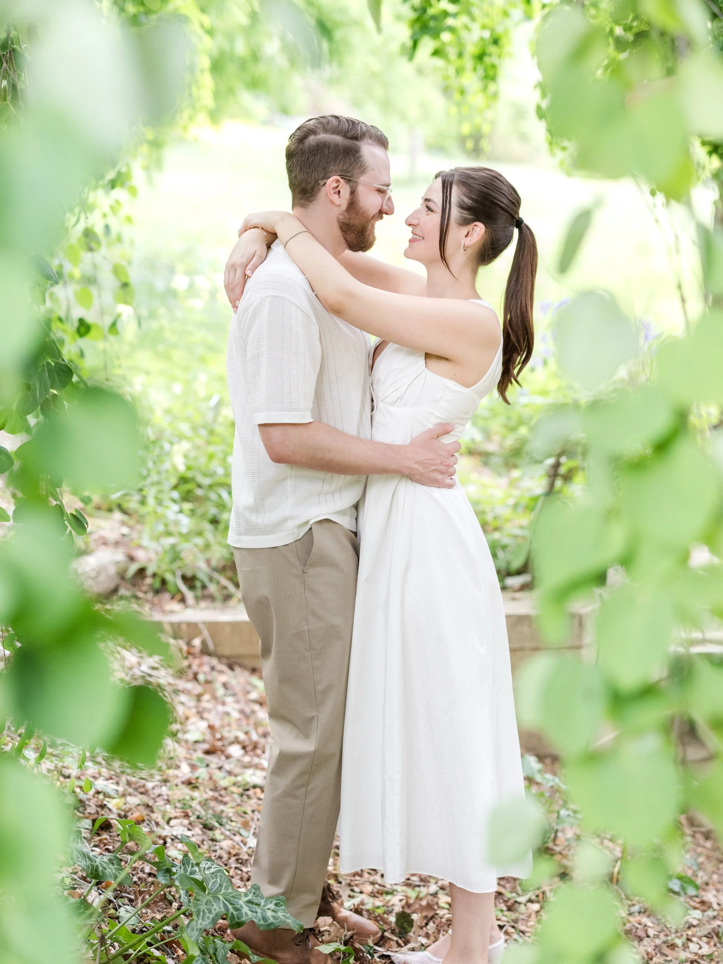 Ben and Jackie&rsquo;s love story started at work and now they are getting married next fall in front of their family and friends! Brookside Gardens was a gorgeous spot for their engagement session with the blooms and beautiful greenery. 

I am so ex