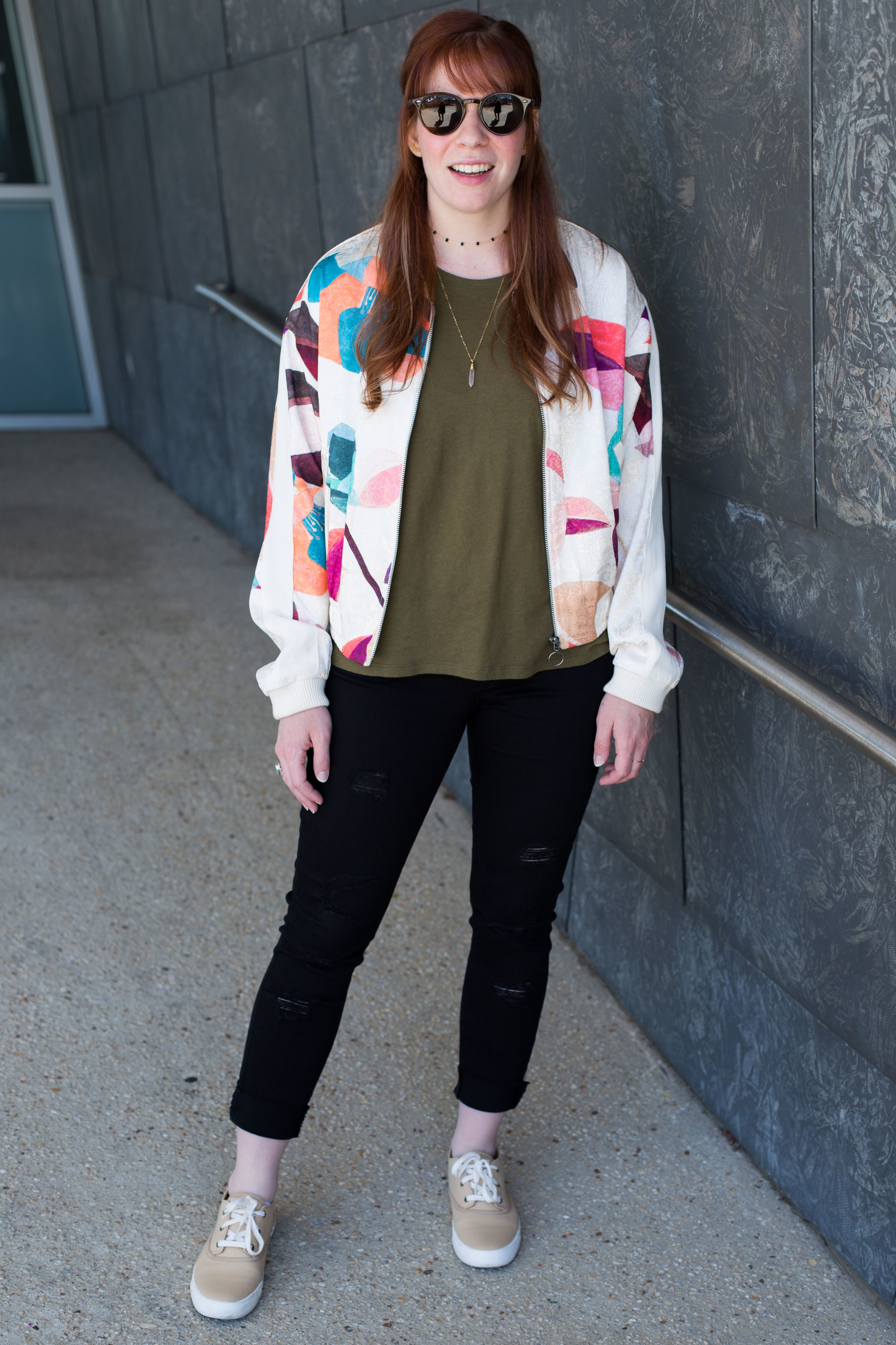This silk bomber jacket from Anthropologie is one of my all time favorites. 