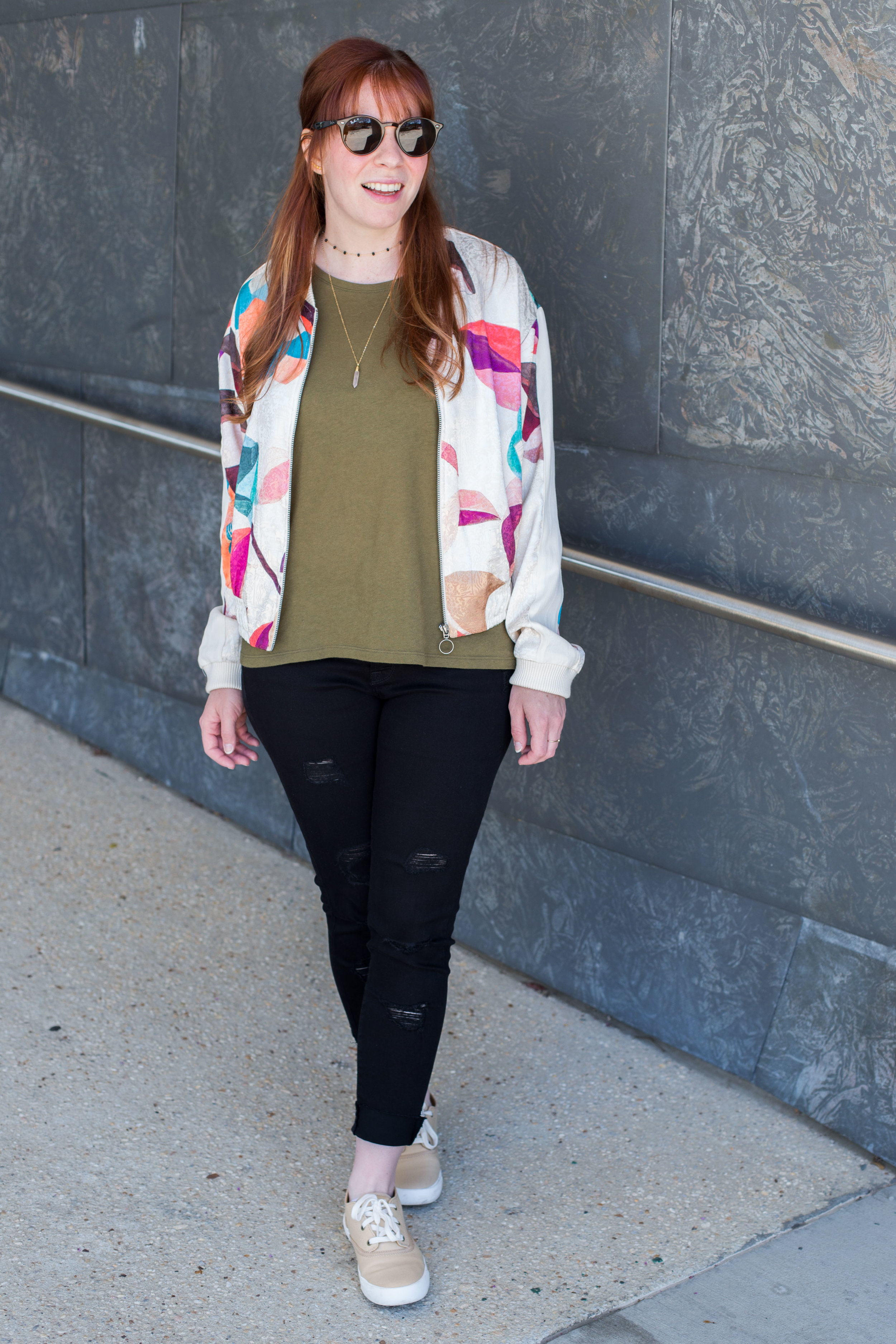 This silk bomber jacket from Anthropologie is one of my all time favorites. 