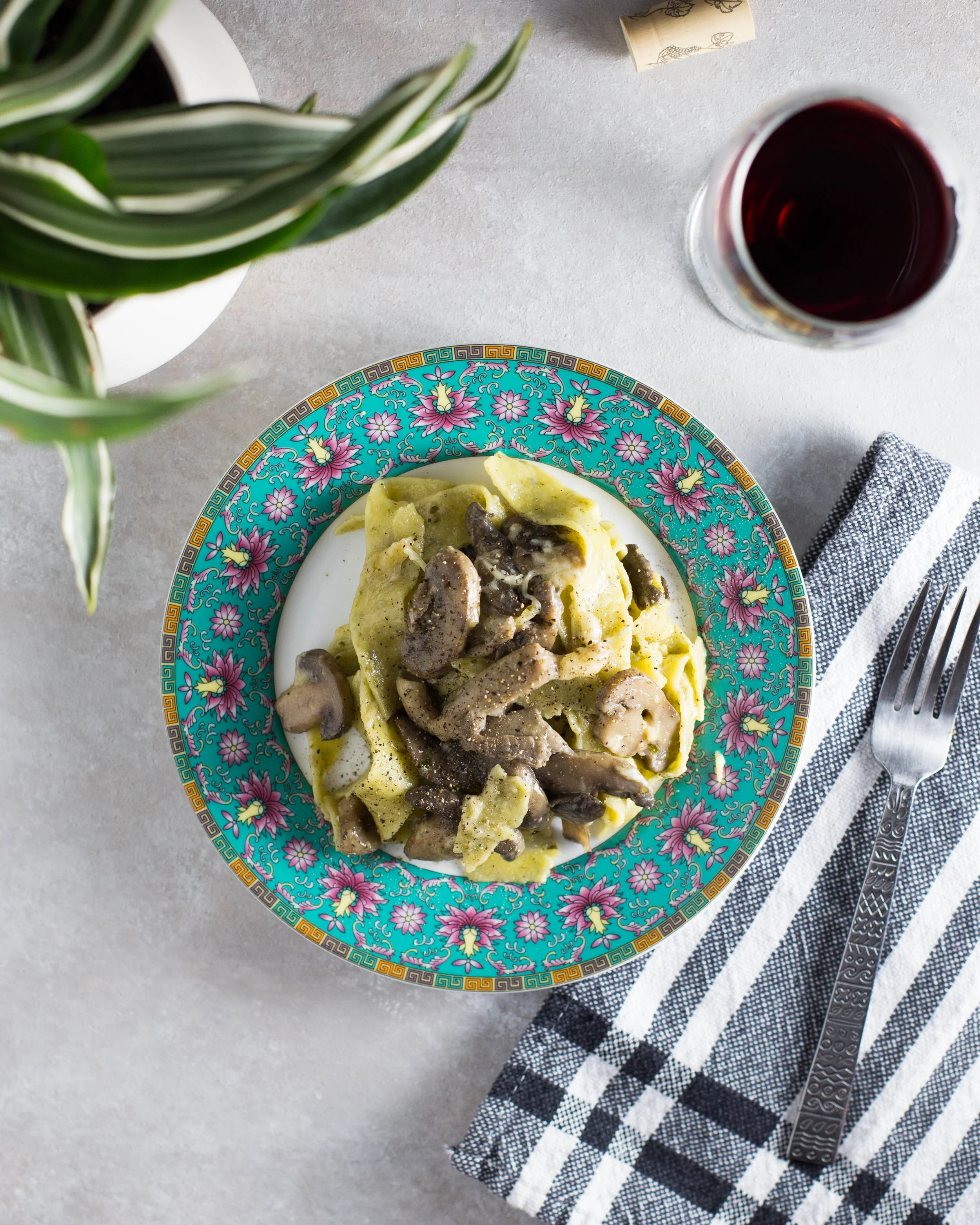 Cacio e Pepe with Mushrooms Recipe. 