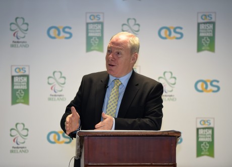 21 January 2016; OCS Limited announced as sponsors of the 2016 Irish Paralympic Team and the 2016 OCS Irish Paralympic Awards. Pictured at the announcement is Michael Ring, T.D., Minister of State for Tourism & Sport. OCS Limited, Airways Industrial Estate, Dublin. Picture credit: Stephen McCarthy / SPORTSFILE *** NO REPRODUCTION FEE ***