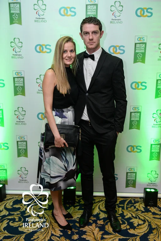Football Team Leader Barry Ferguson with his wife Sarah