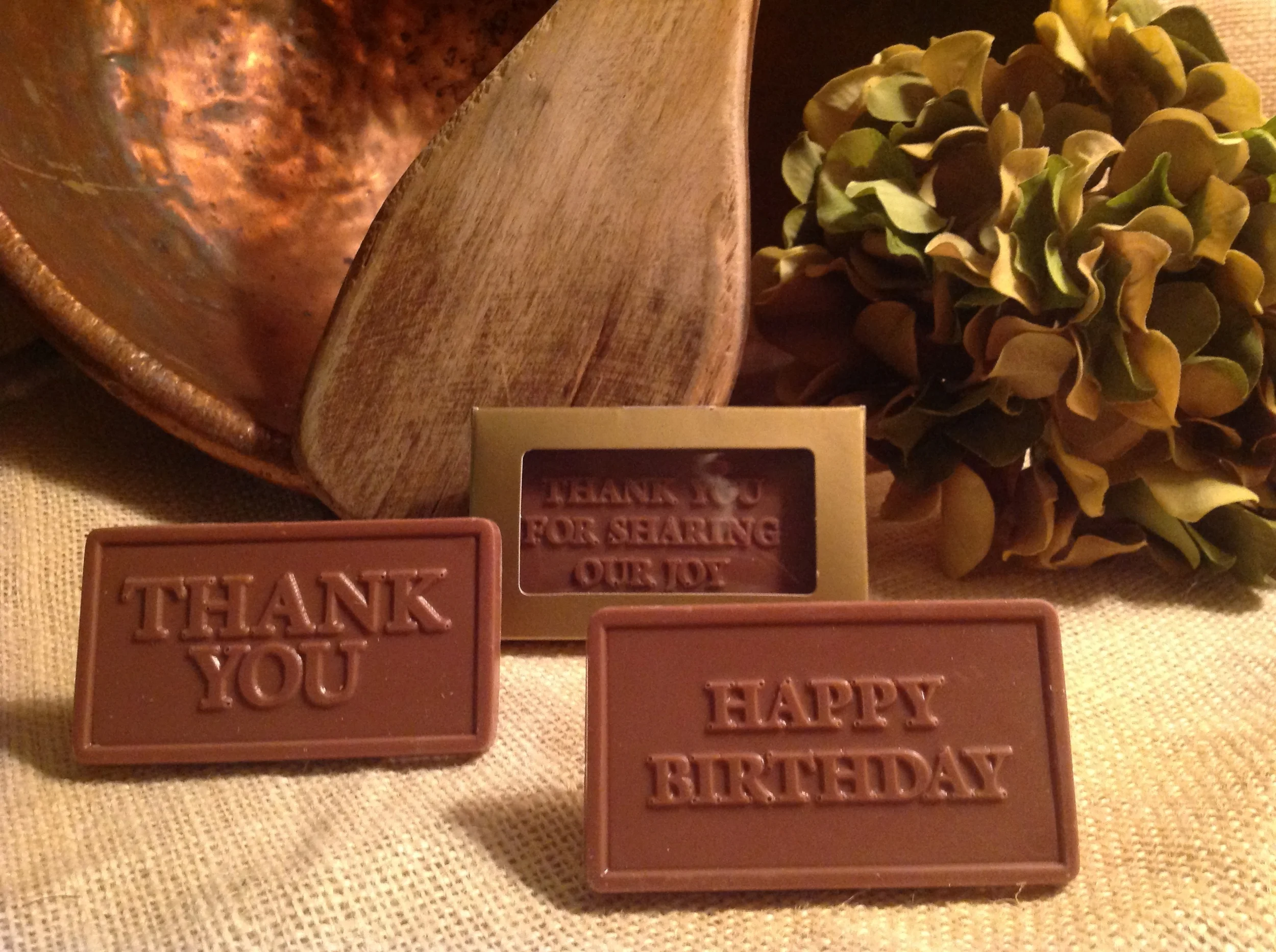 1 oz. Solid Milk Chocolate Card
