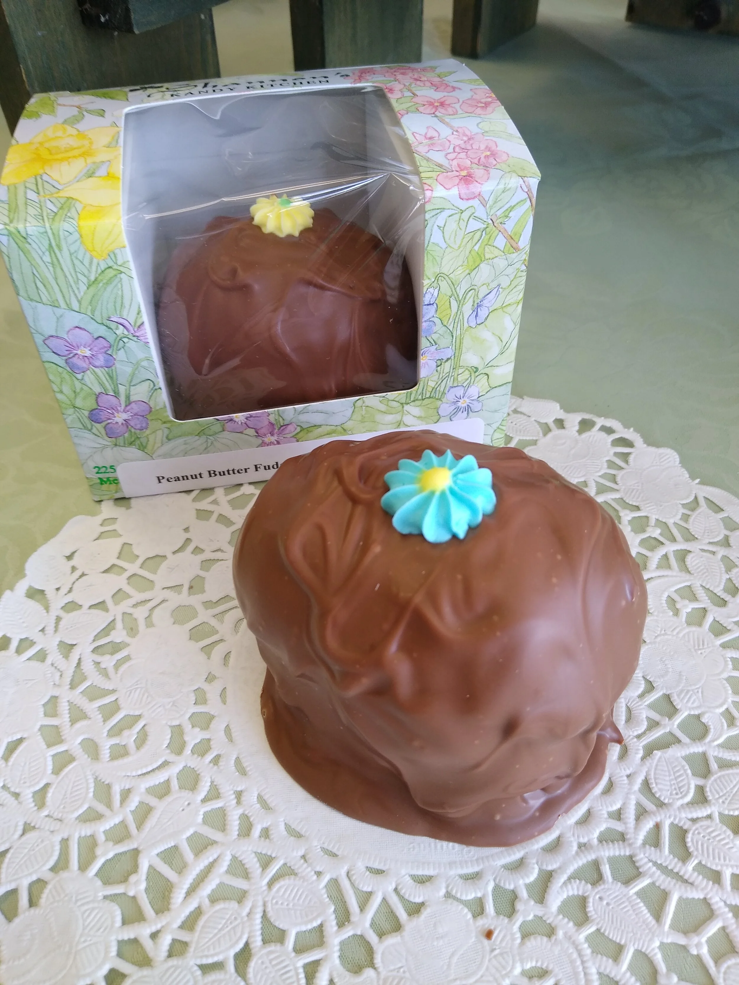 Peanut Butter Fudge Egg