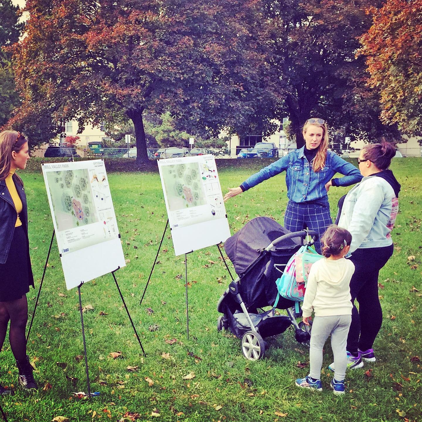 Popup park talk! This Etobicoke park is getting a new playground. It was a pleasure to meet the community surrounding Mill Valley Park on Monday. #parkplanning #community #popup #torontopfr