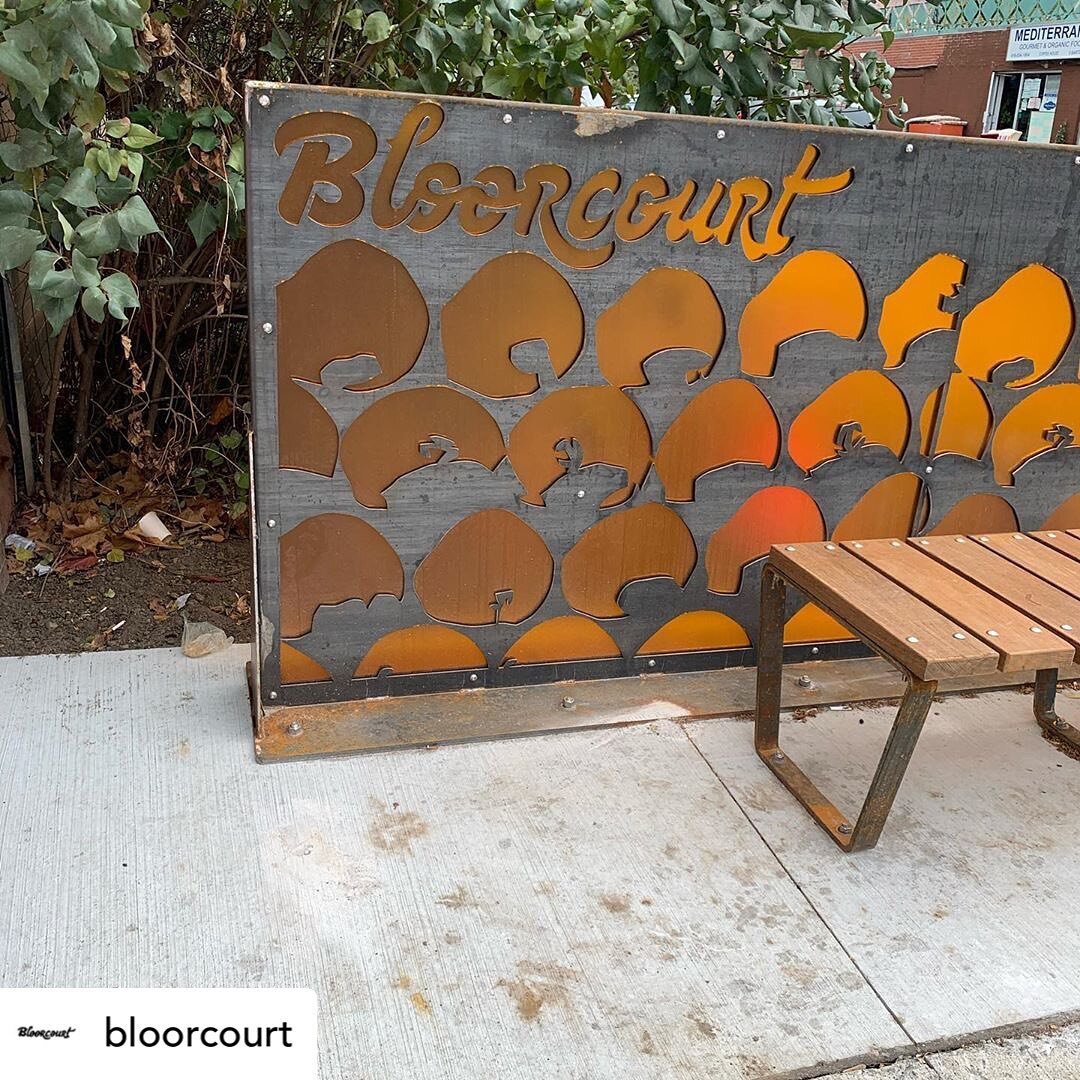 Posted @withregram &bull; @bloorcourt People are loving our new #Bloorcourt Parkettes! Spotted someone taking pictures of them. This one here is located on the NW corner of Bartlett and Bloor, right outside Lucky Variety at 1064 Bloor St W. the orang