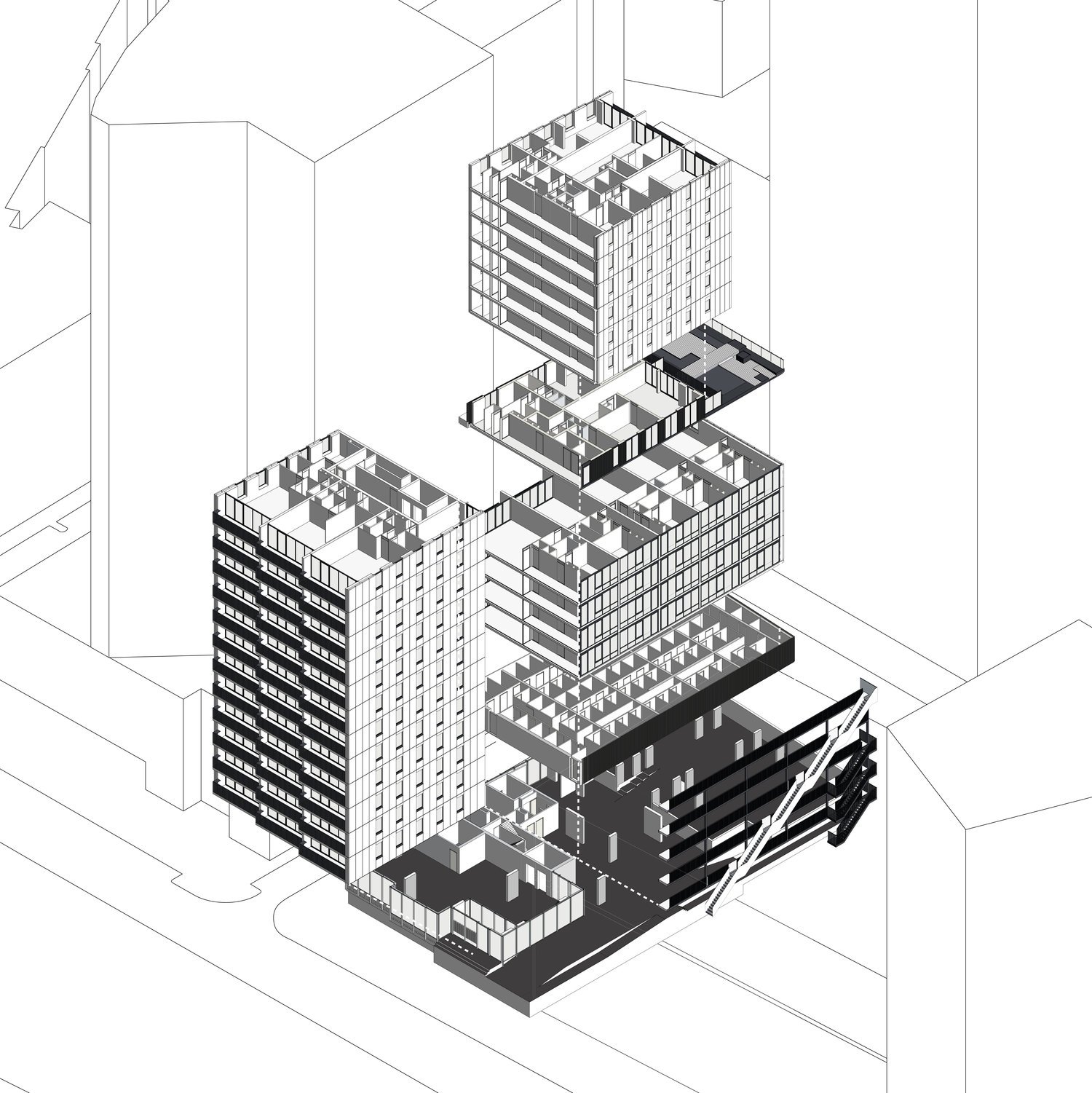 180129_Willemstoren_Exploded+Axonometry_01_white+open.jpeg