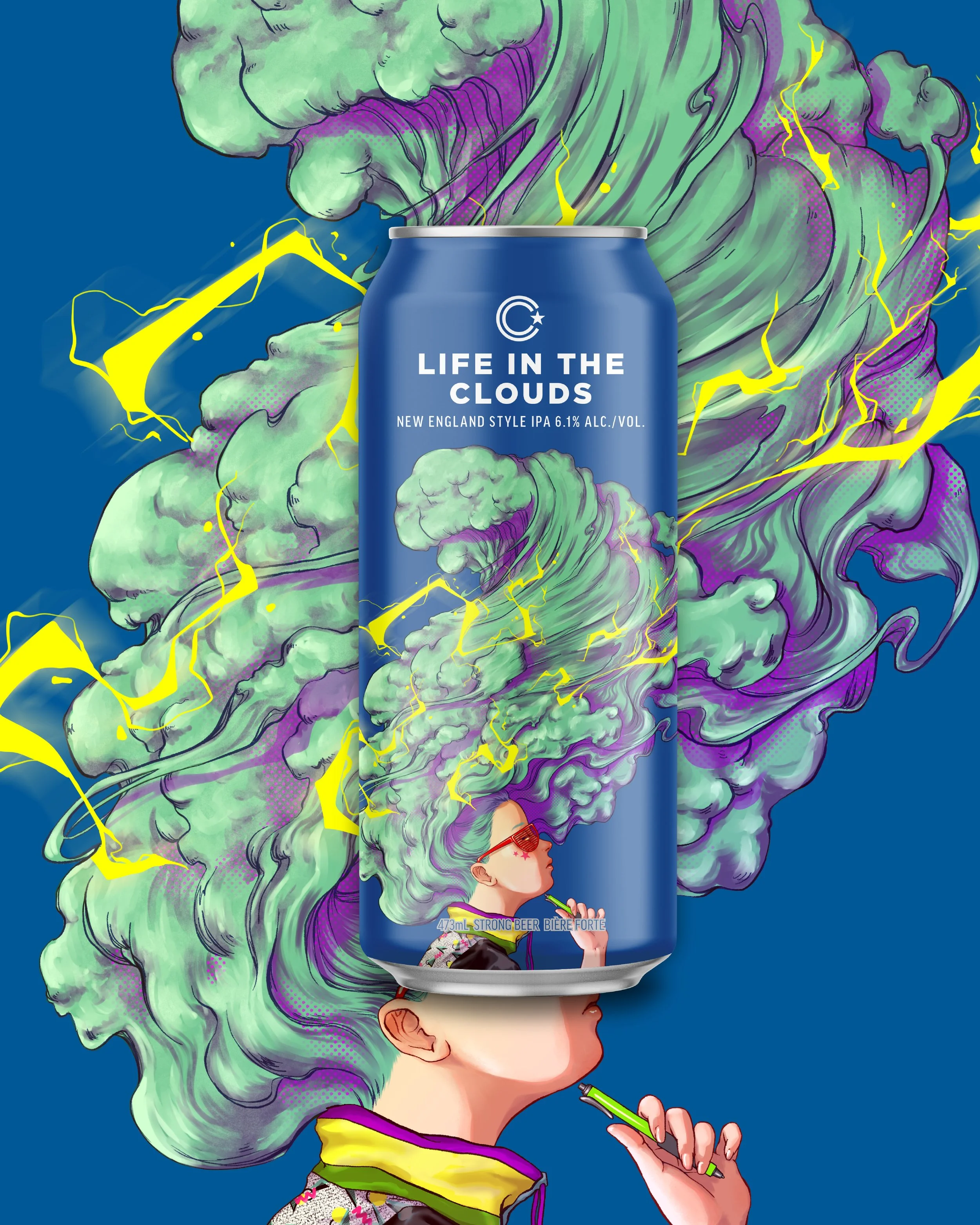 Collective Arts - LIFE IN THE CLOUDS IPA beer