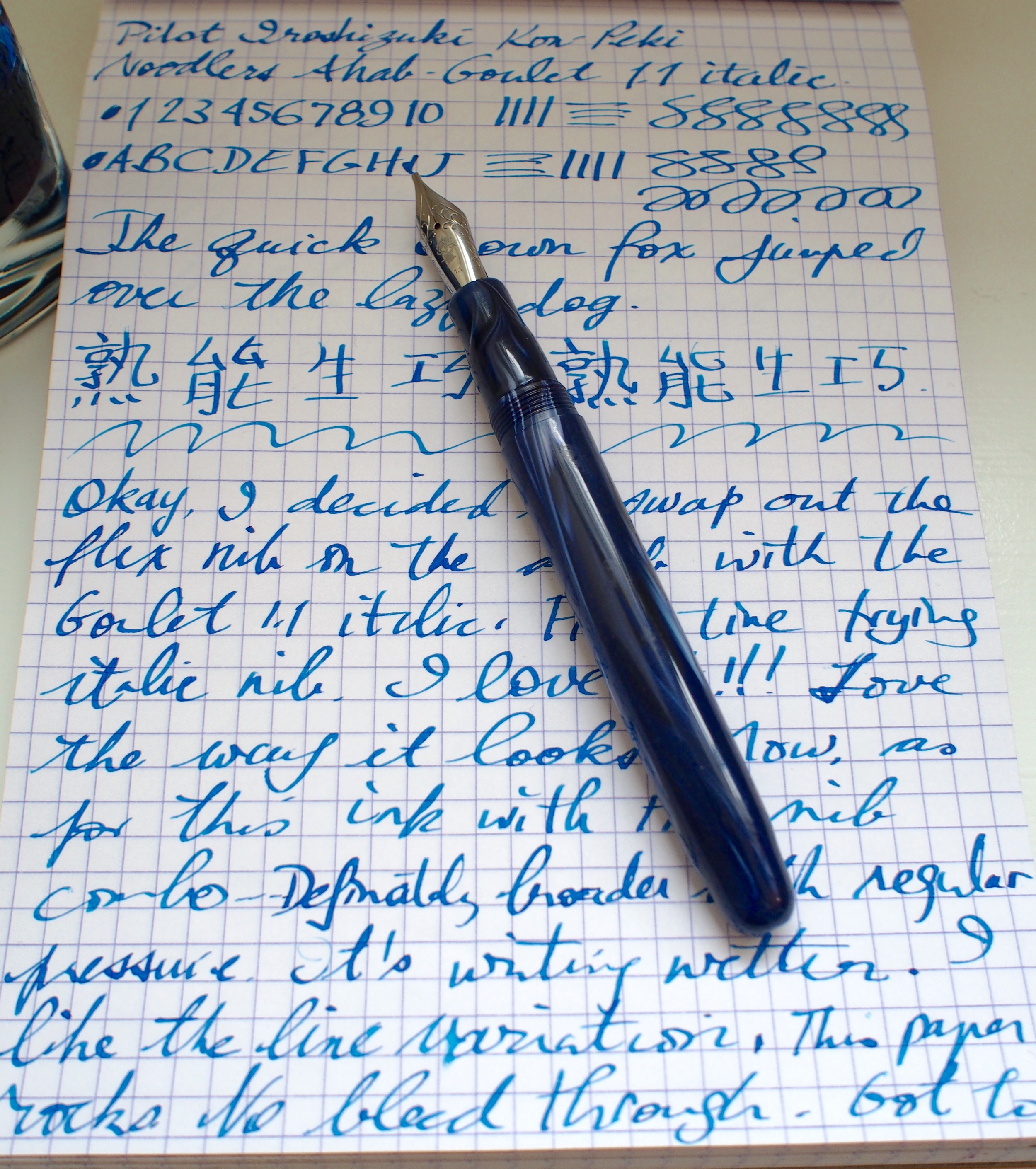 Yes, I definitely misspelled "definately" in the handwritten review. Oh well.