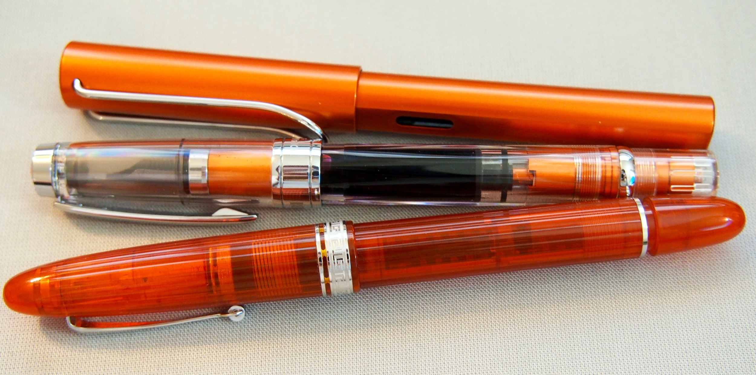 Orange pen comparison