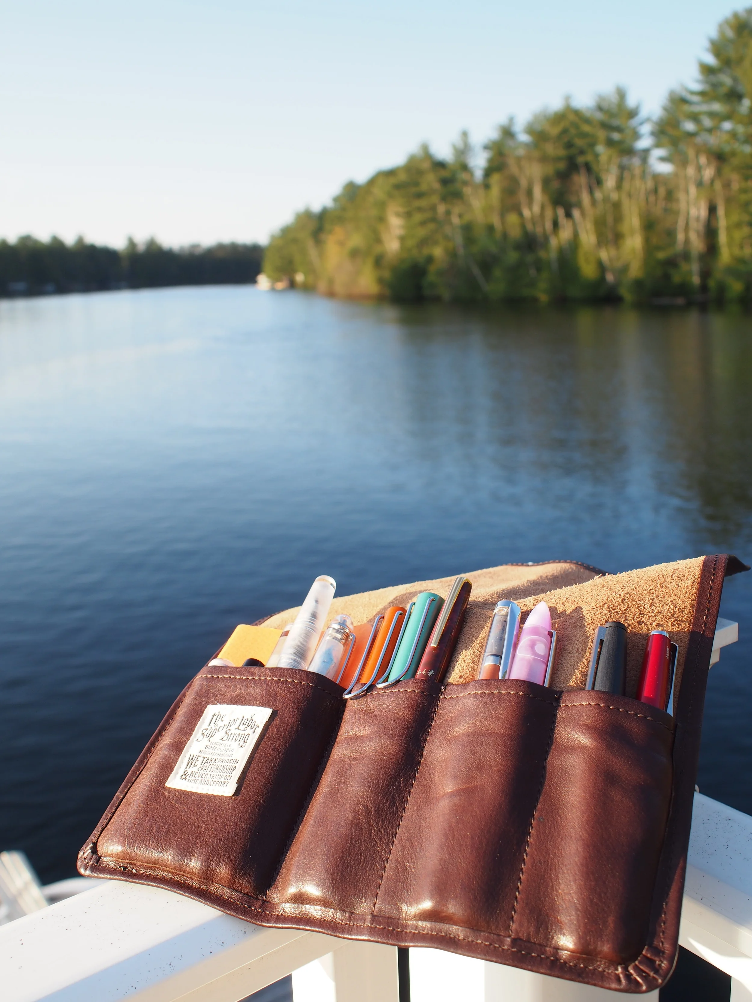 Wordless Wednesday: Victoria Day Weekend Cottage Fountain Pen Loadout  
