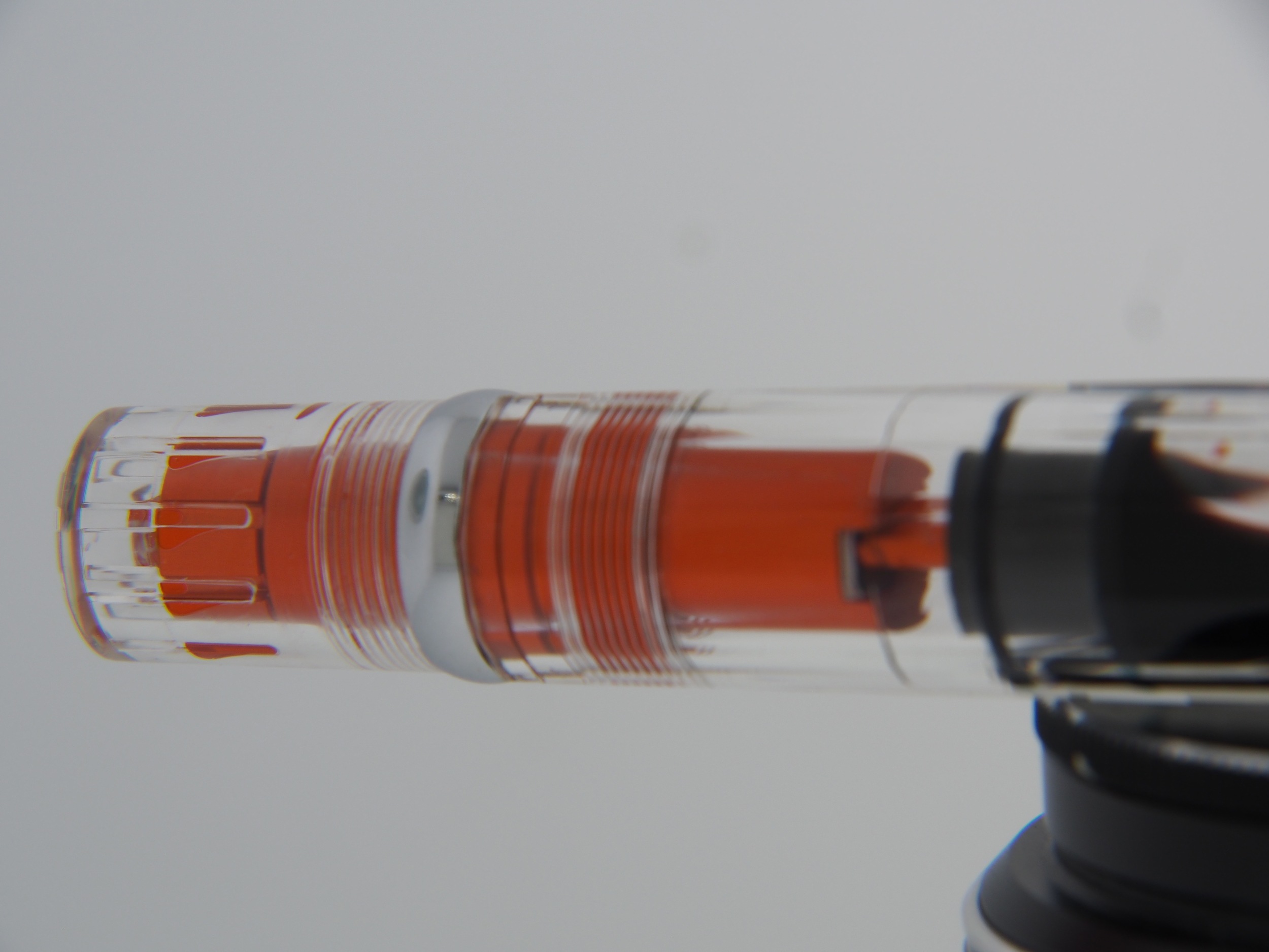 Close look at piston mechanism