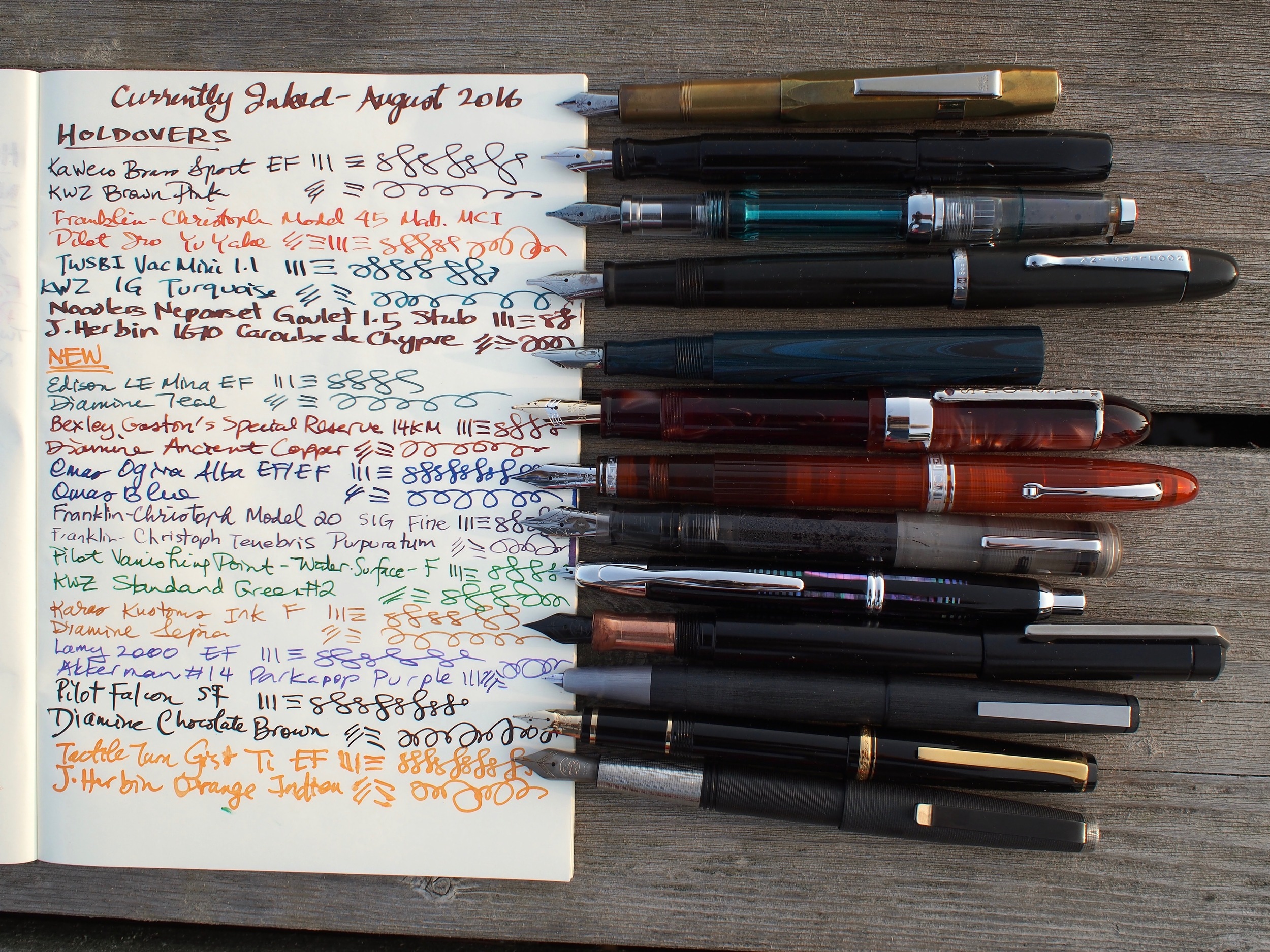Pen & Ink combos