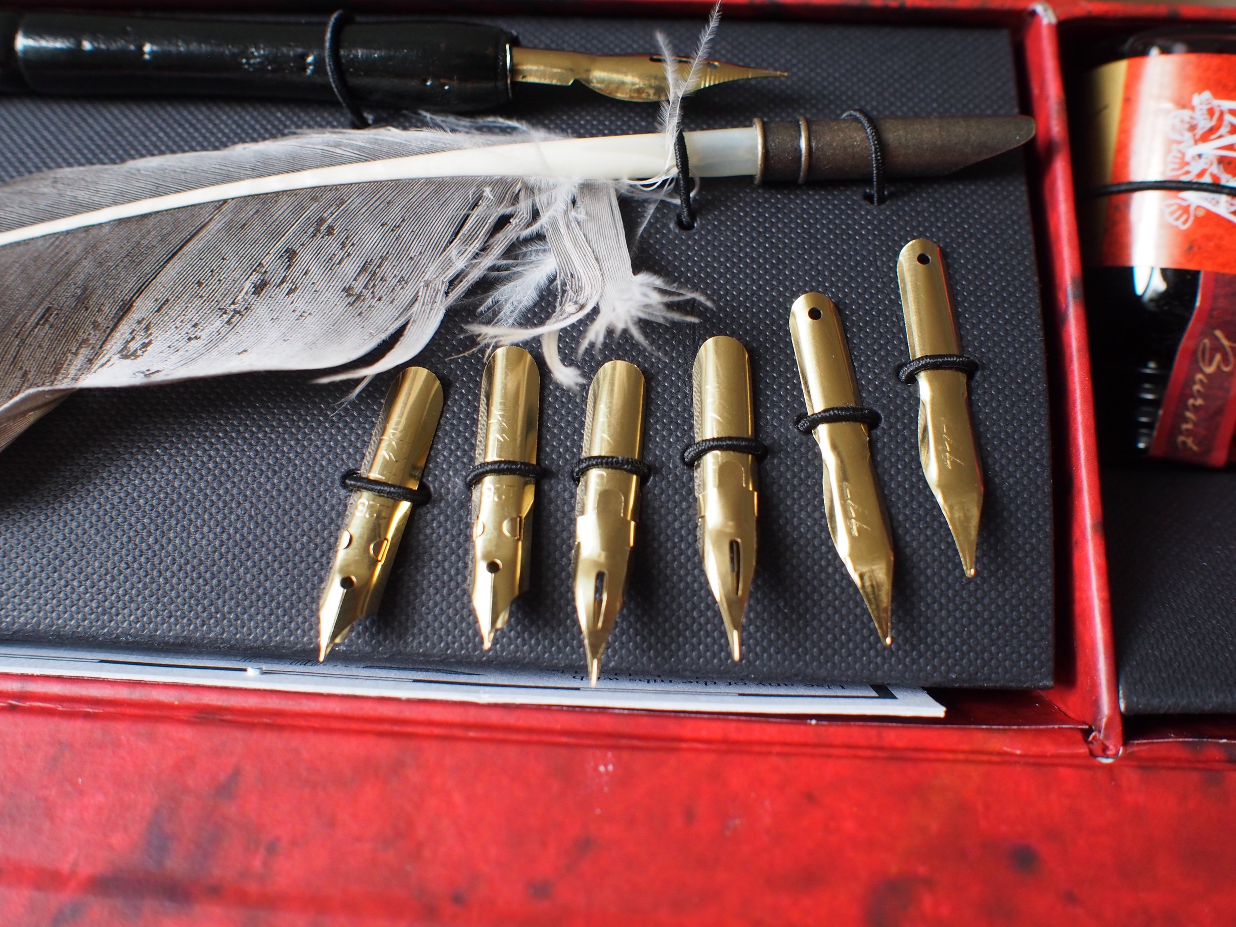 Close up of nibs