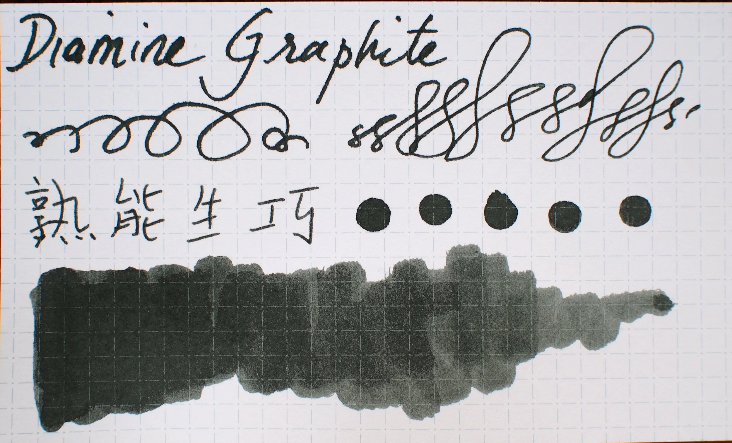 Ink Swab on Nock Co Dot Dash Notecard