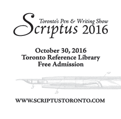 Scriptus 2016 - Toronto's Pen & Writing Show